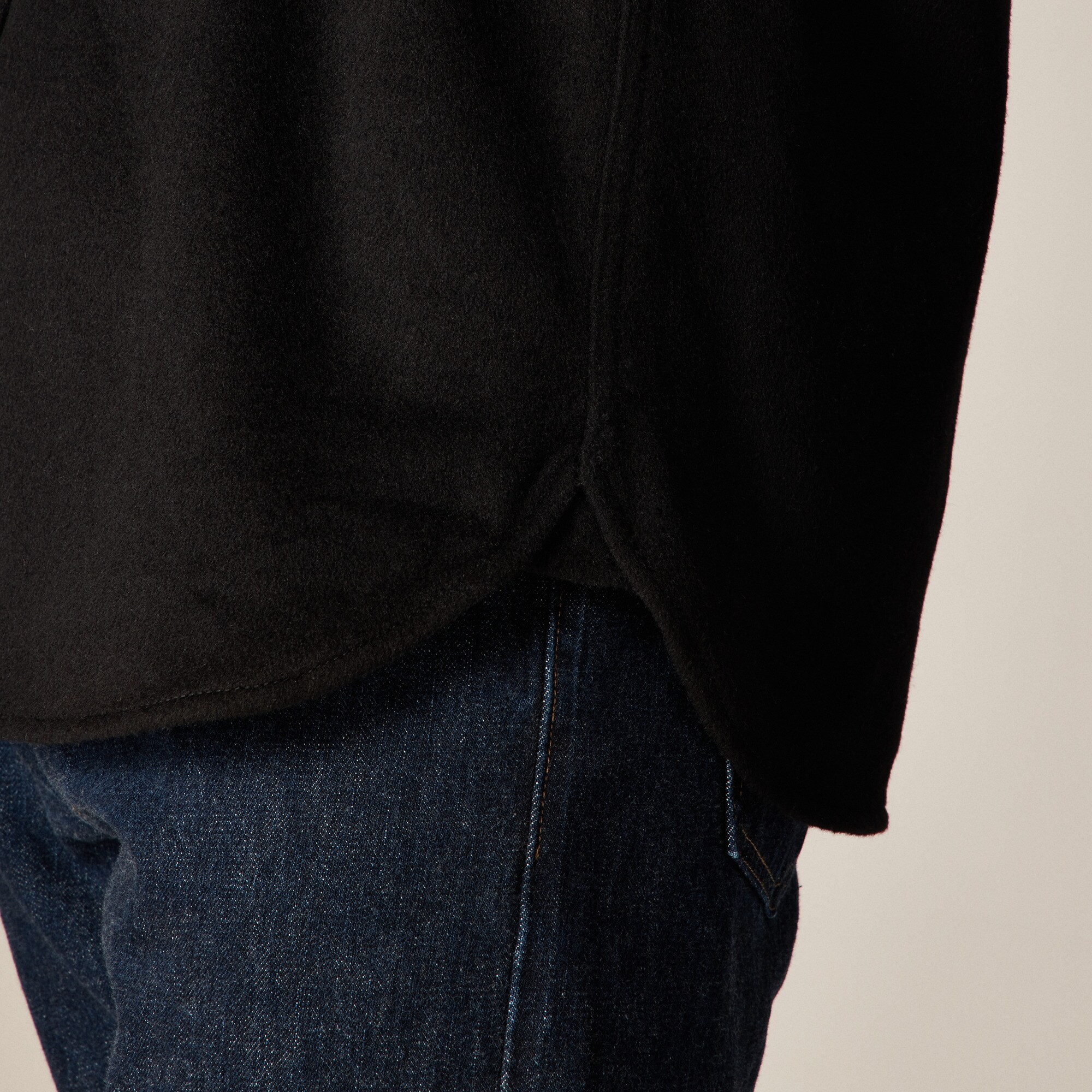 Wallace & Barnes CPO shirt in wool blend