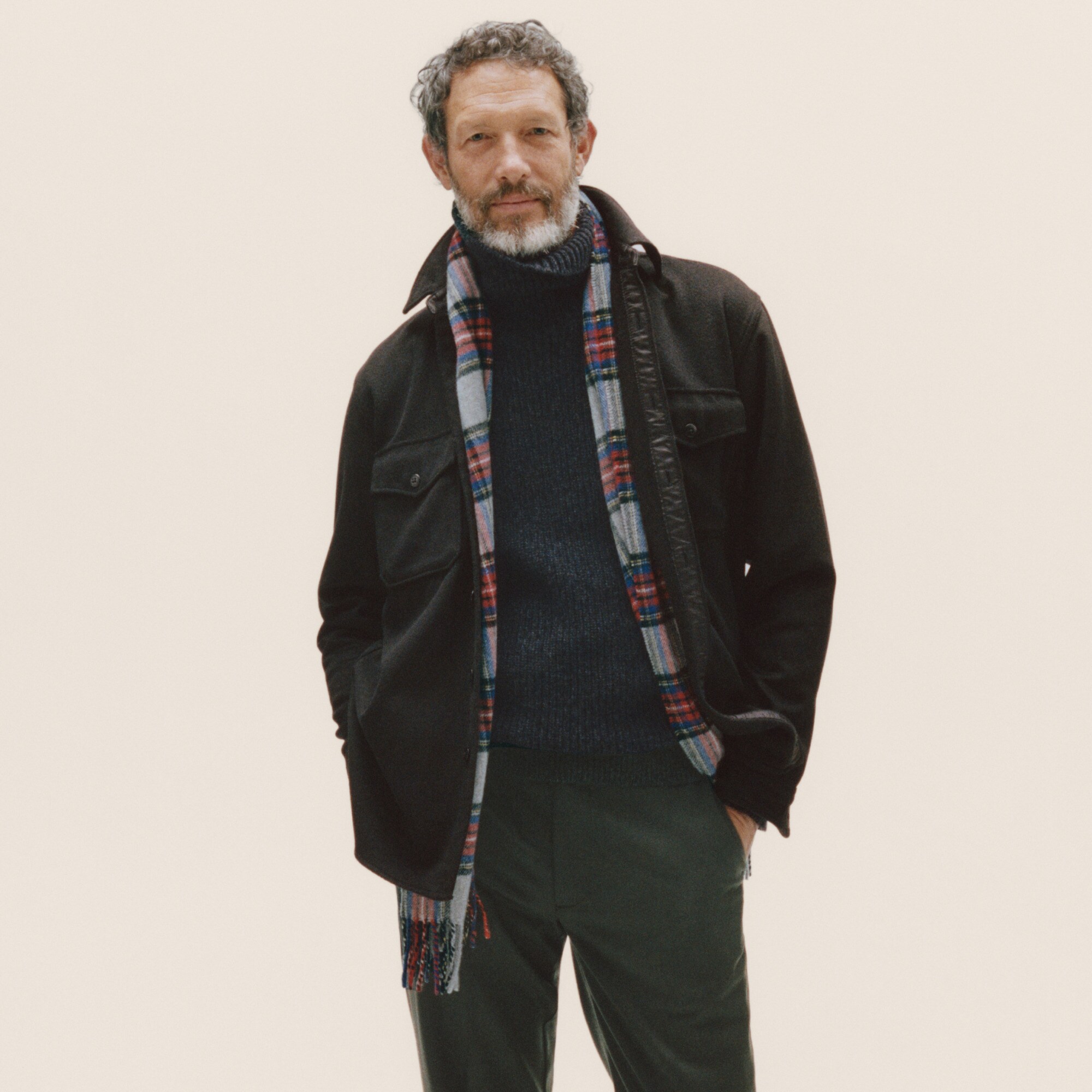  Wallace &amp; Barnes CPO shirt in wool blend