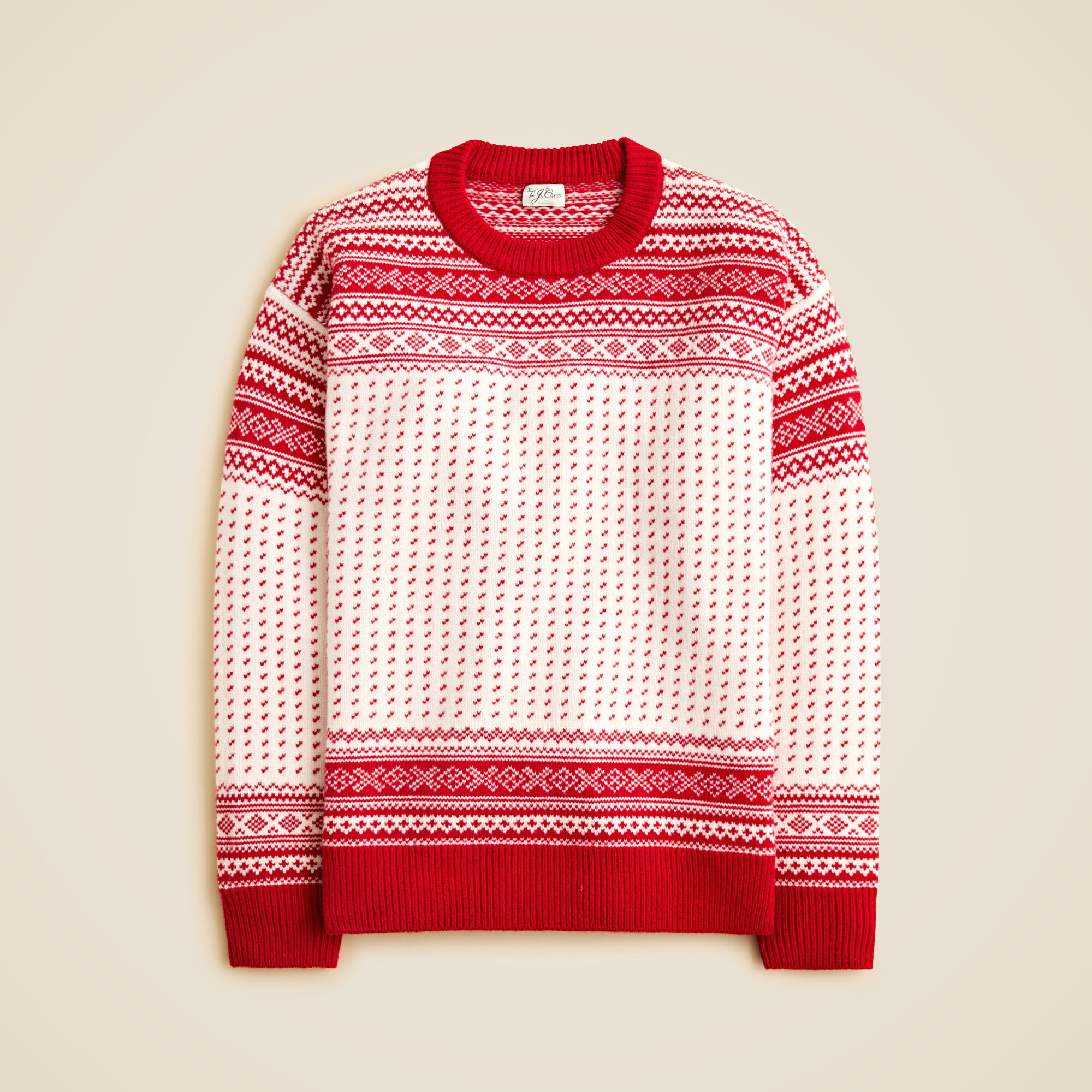 Fair Isle wool sweater