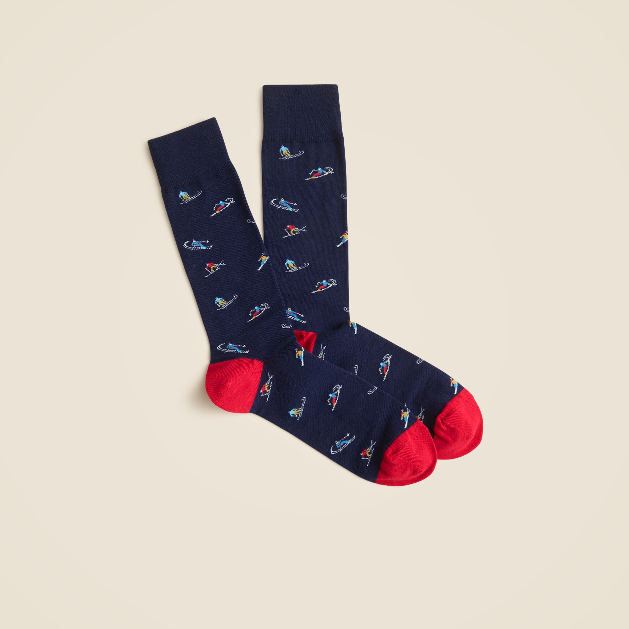 Skier critter socks