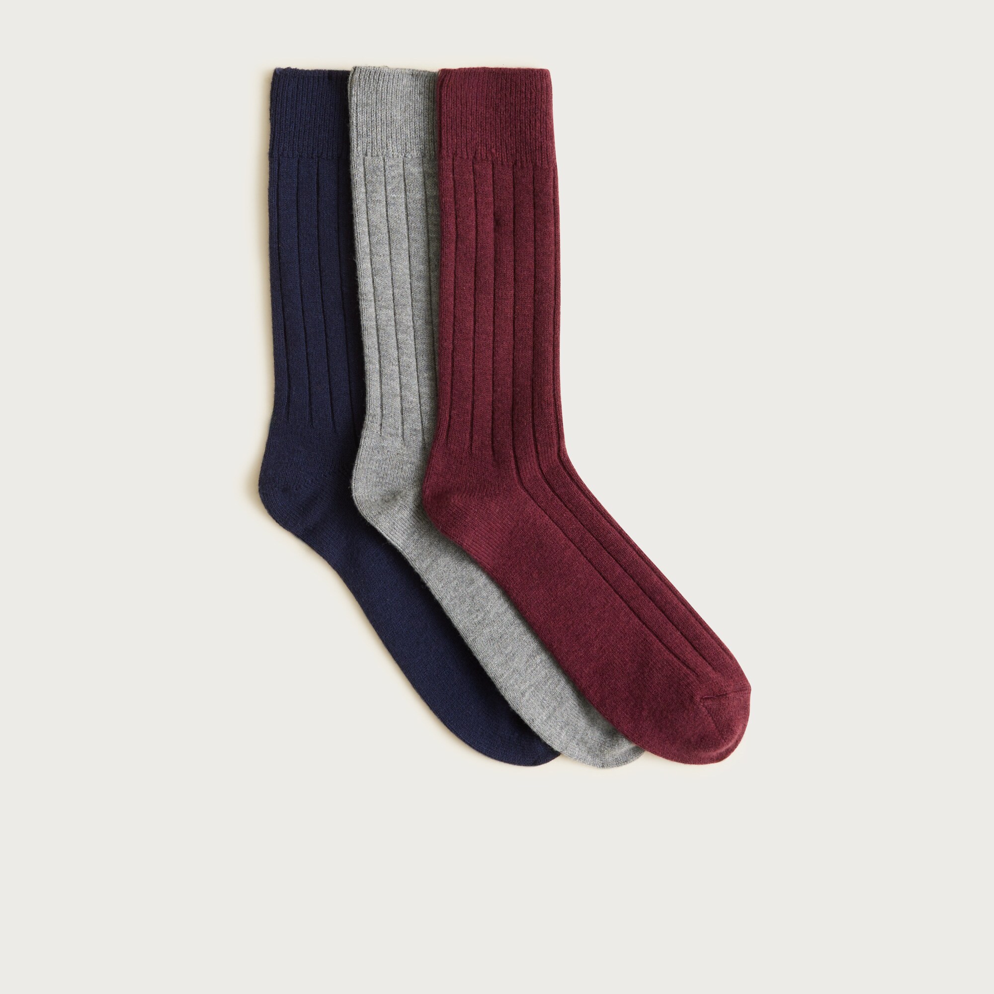  Merino wool-blend socks three-pack