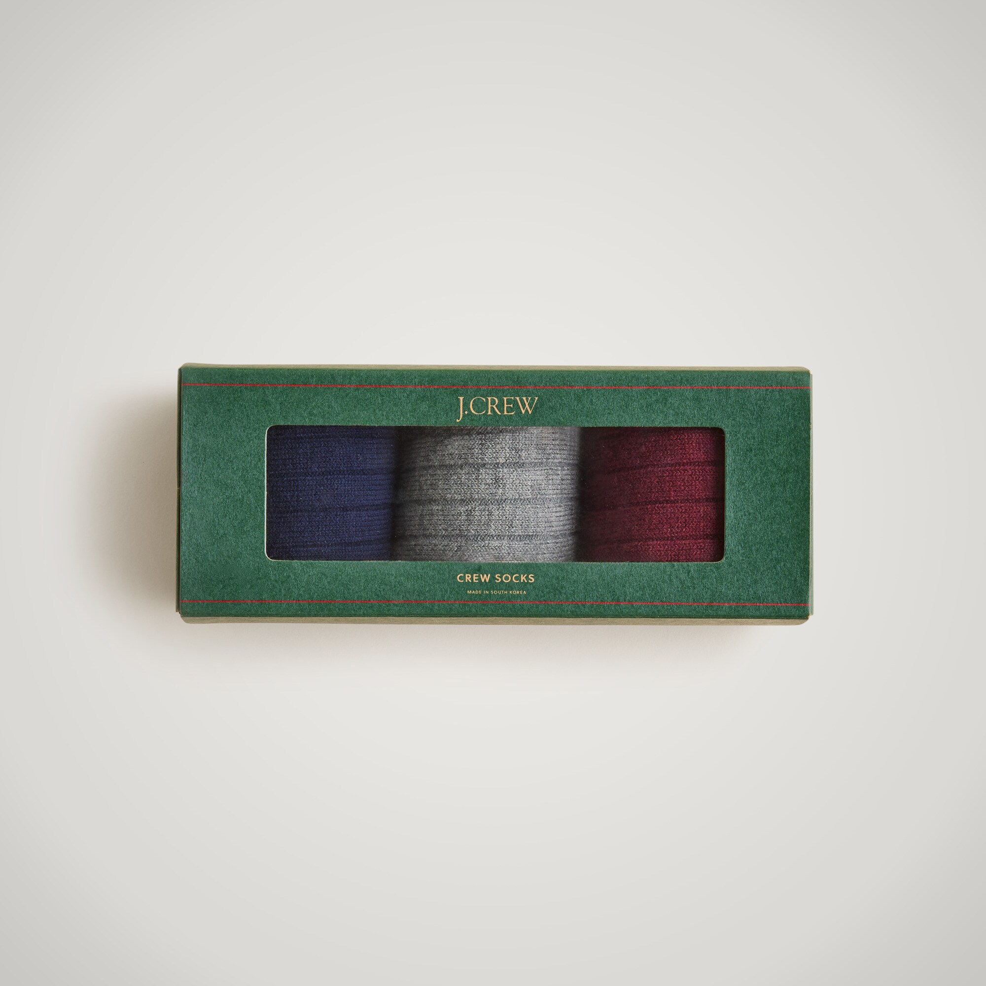 Merino wool-blend socks three-pack