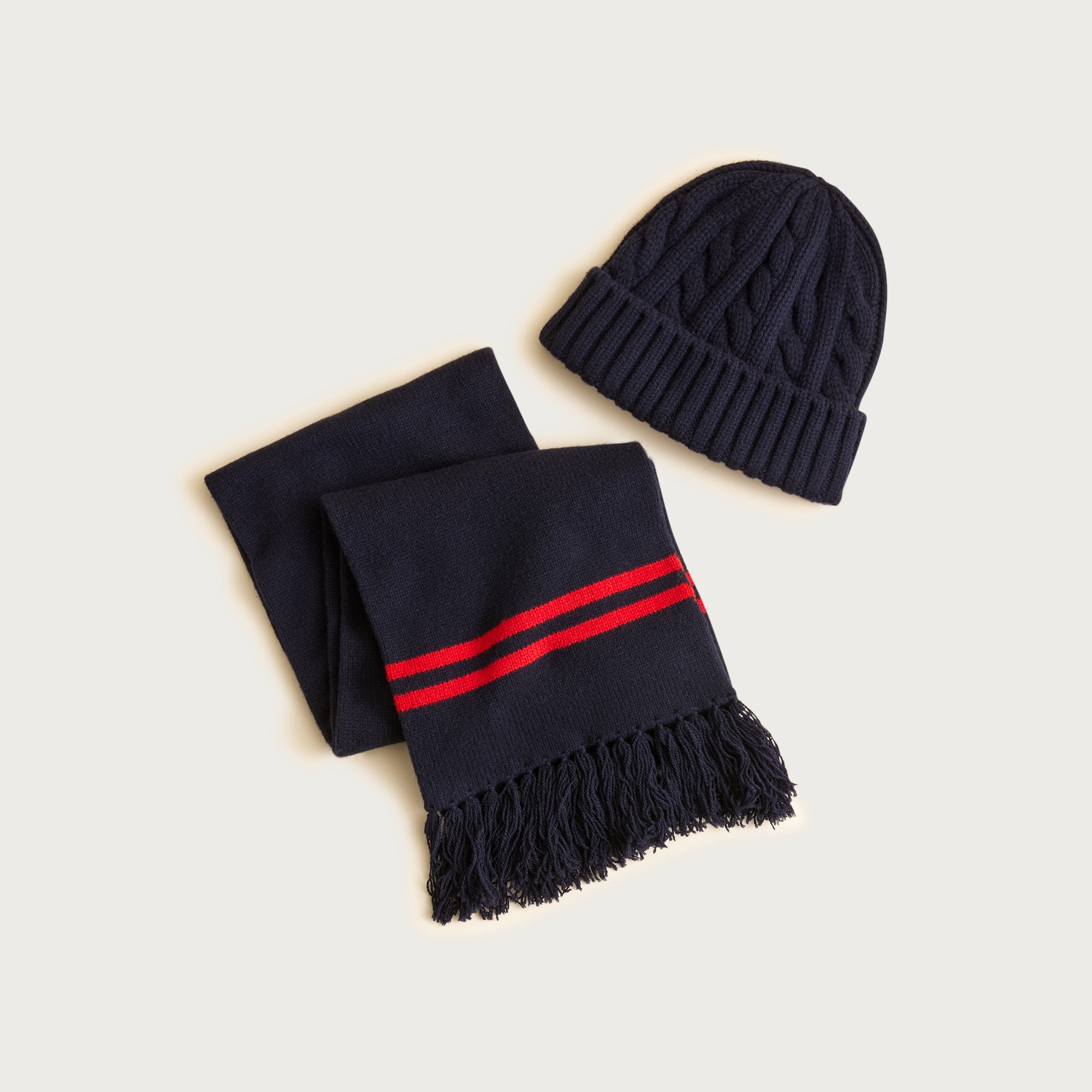 Wool Beanie And Scarf Gift Set For Men | J.Crew