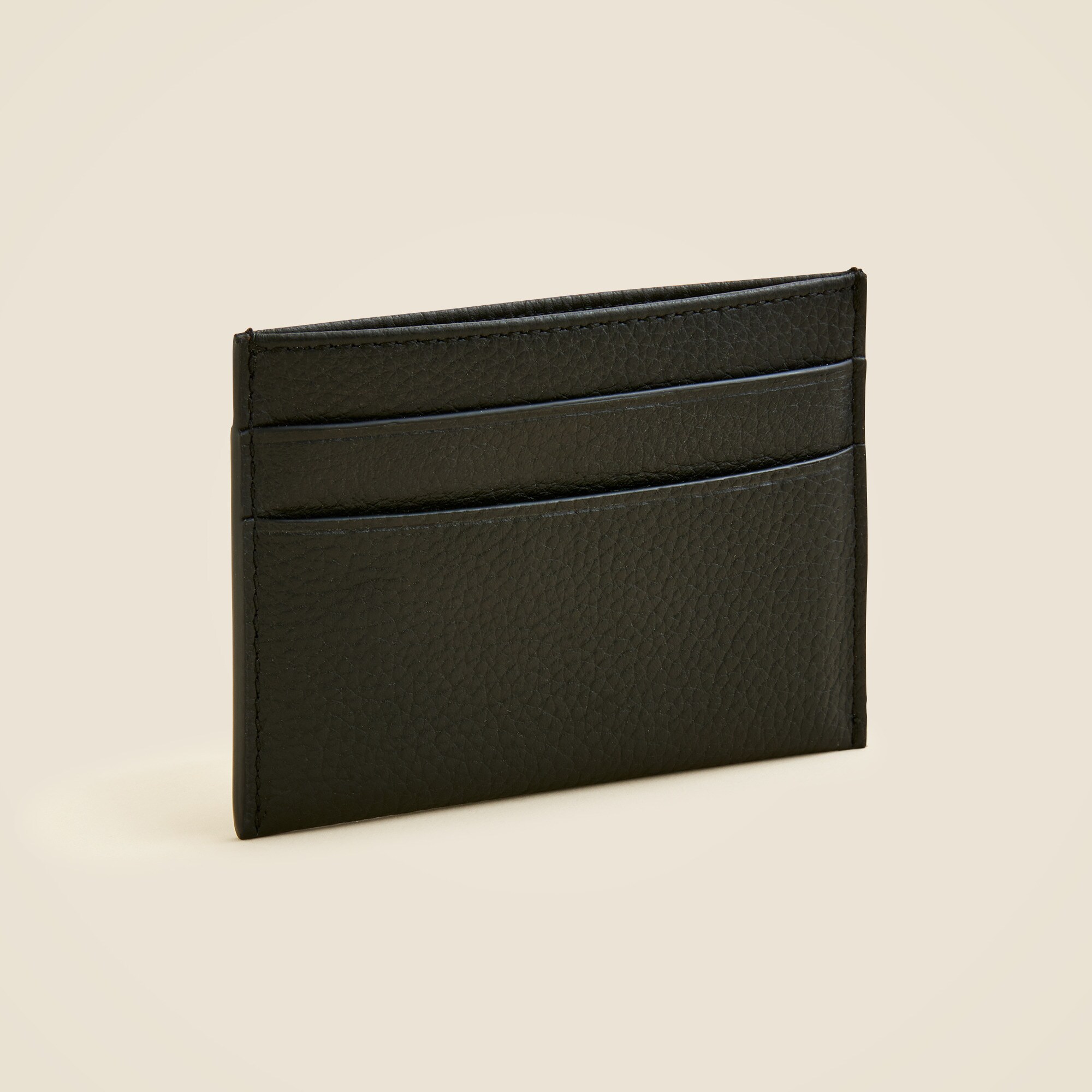 mens Leather double-sided cardholder