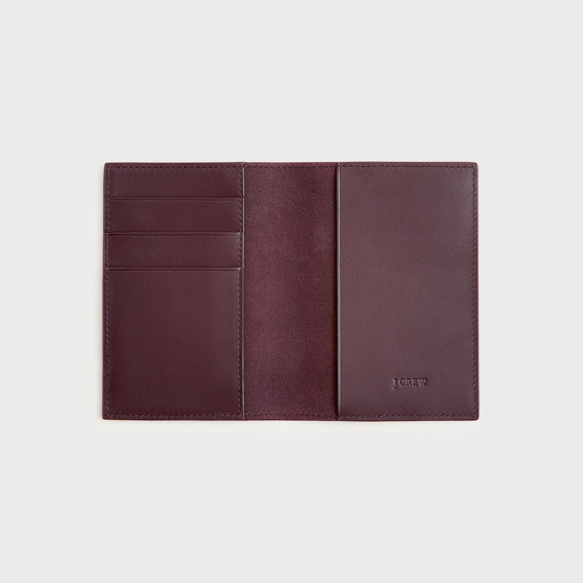 Leather passport holder - thumbnail 2
