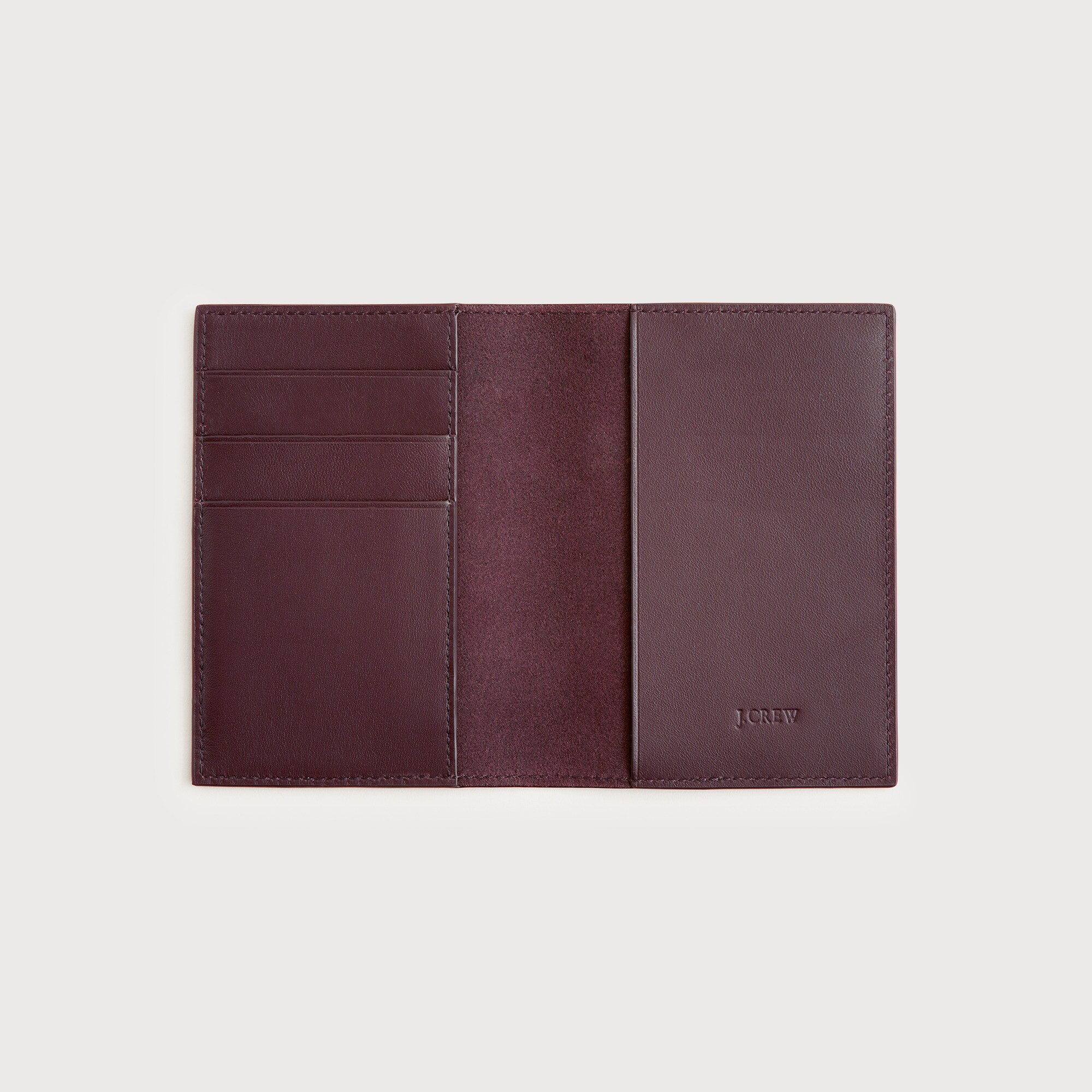 Leather passport holder