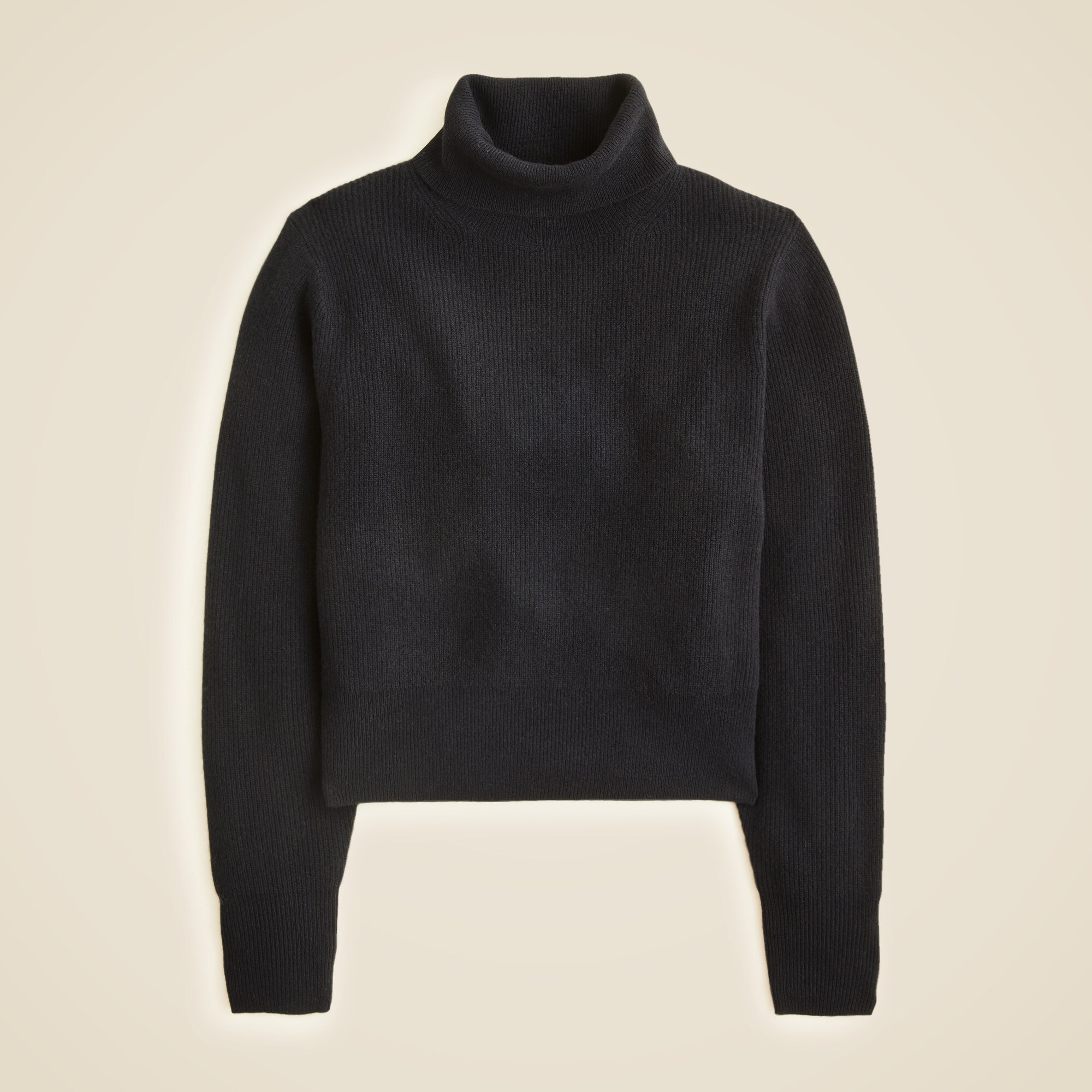  Ribbed cashmere turtleneck sweater