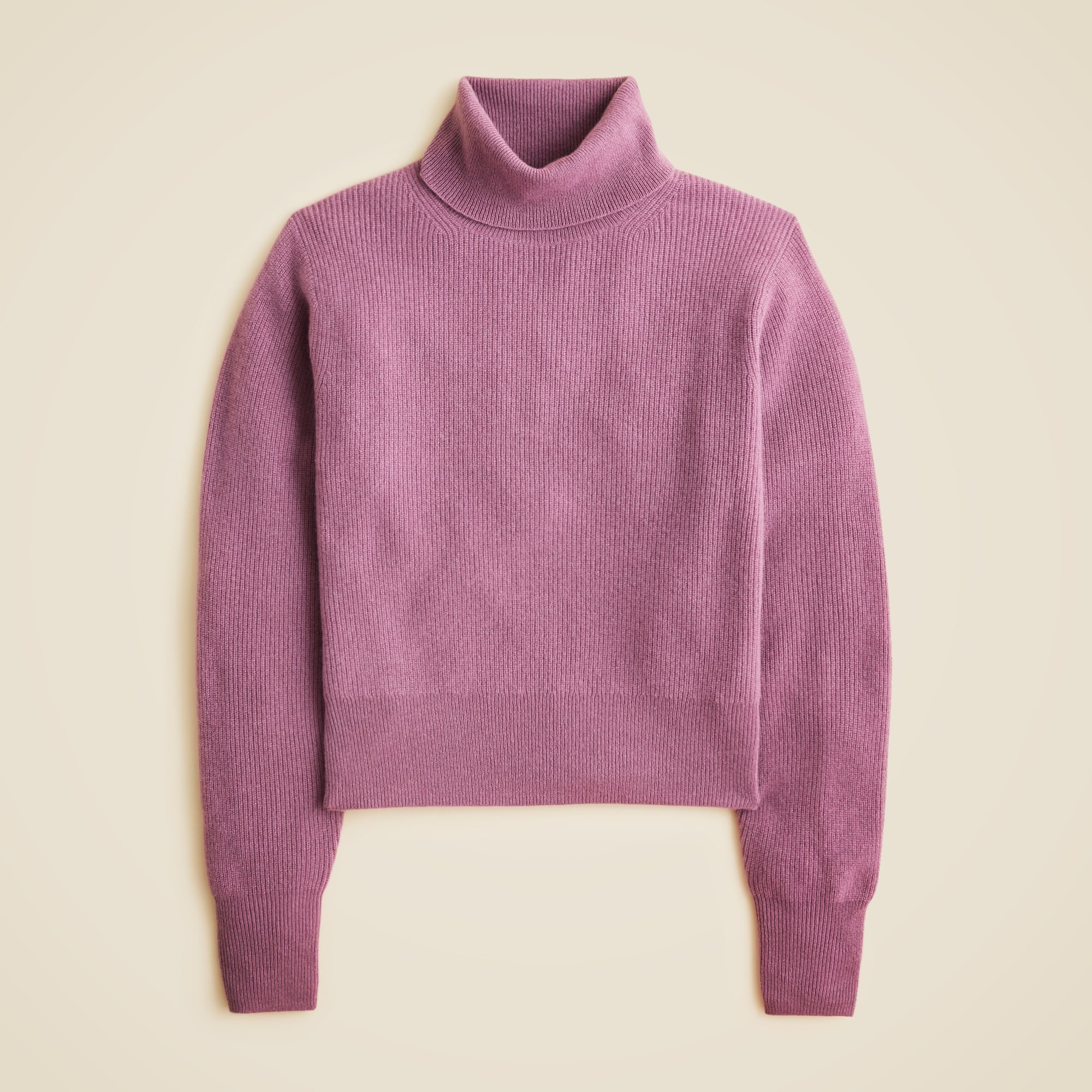 TMT 　FLORIDA CREW NECK KNIT Ribbed Cashmere Turtleneck Sweater For Women | J.Crew