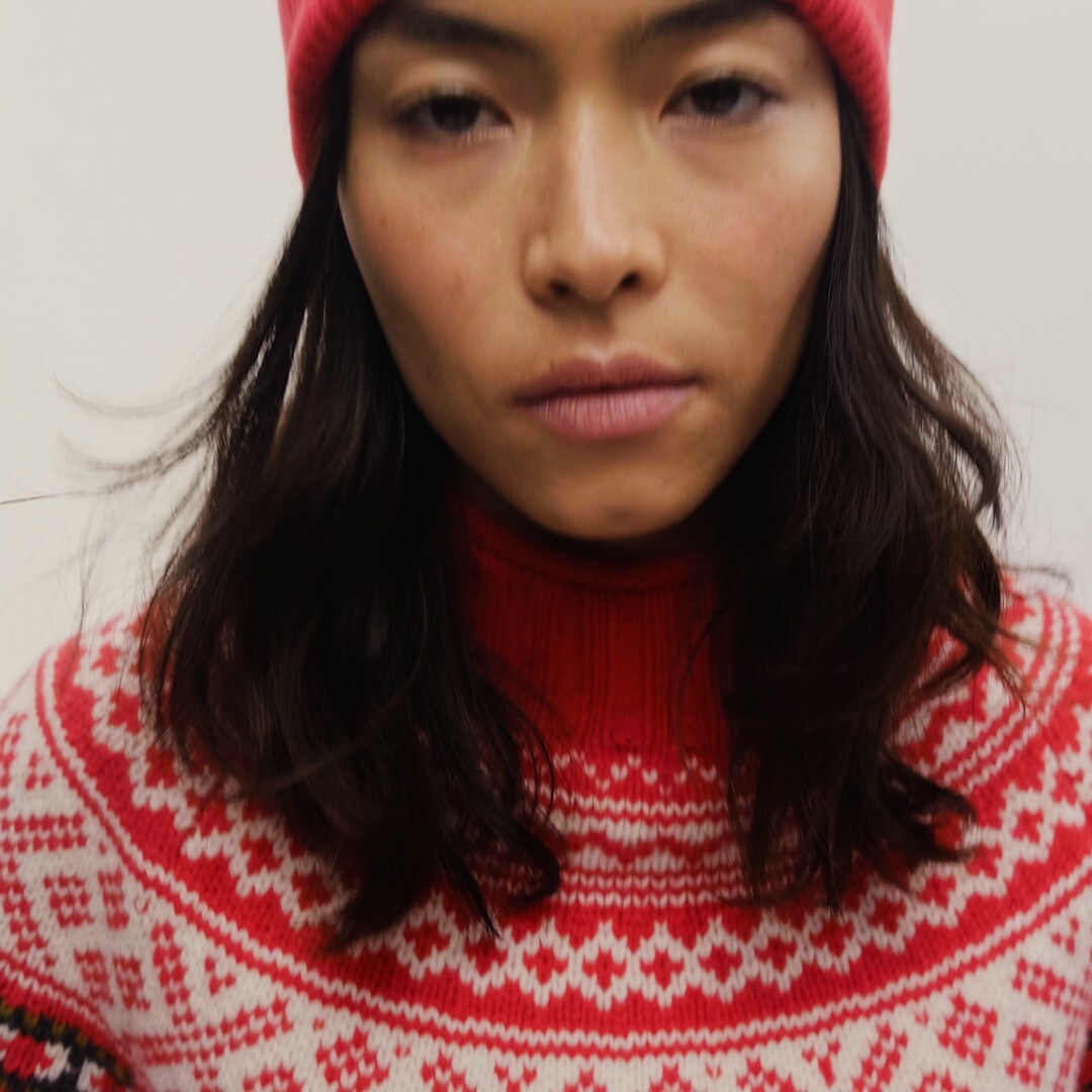 Fair Isle 2025 Rollneck&trade; sweater in vintage wool