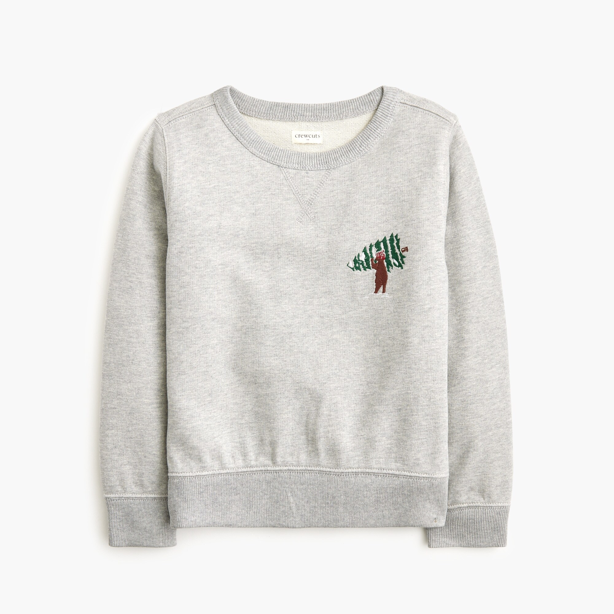 Boys' bear with tree sweatshirt
