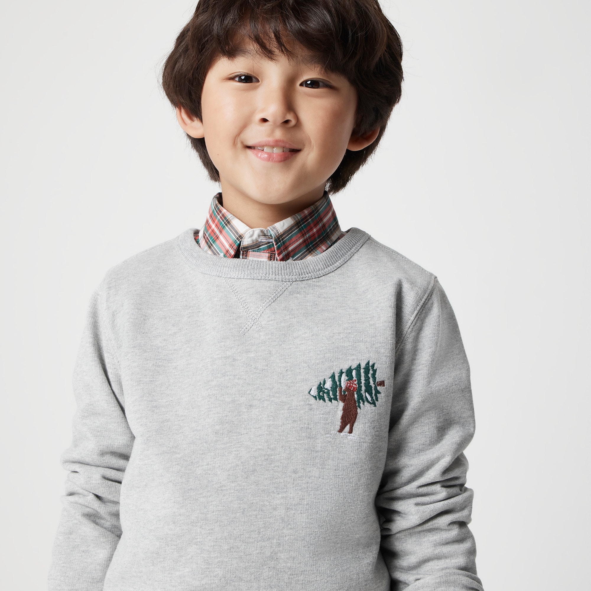 Boys' bear with tree sweatshirt