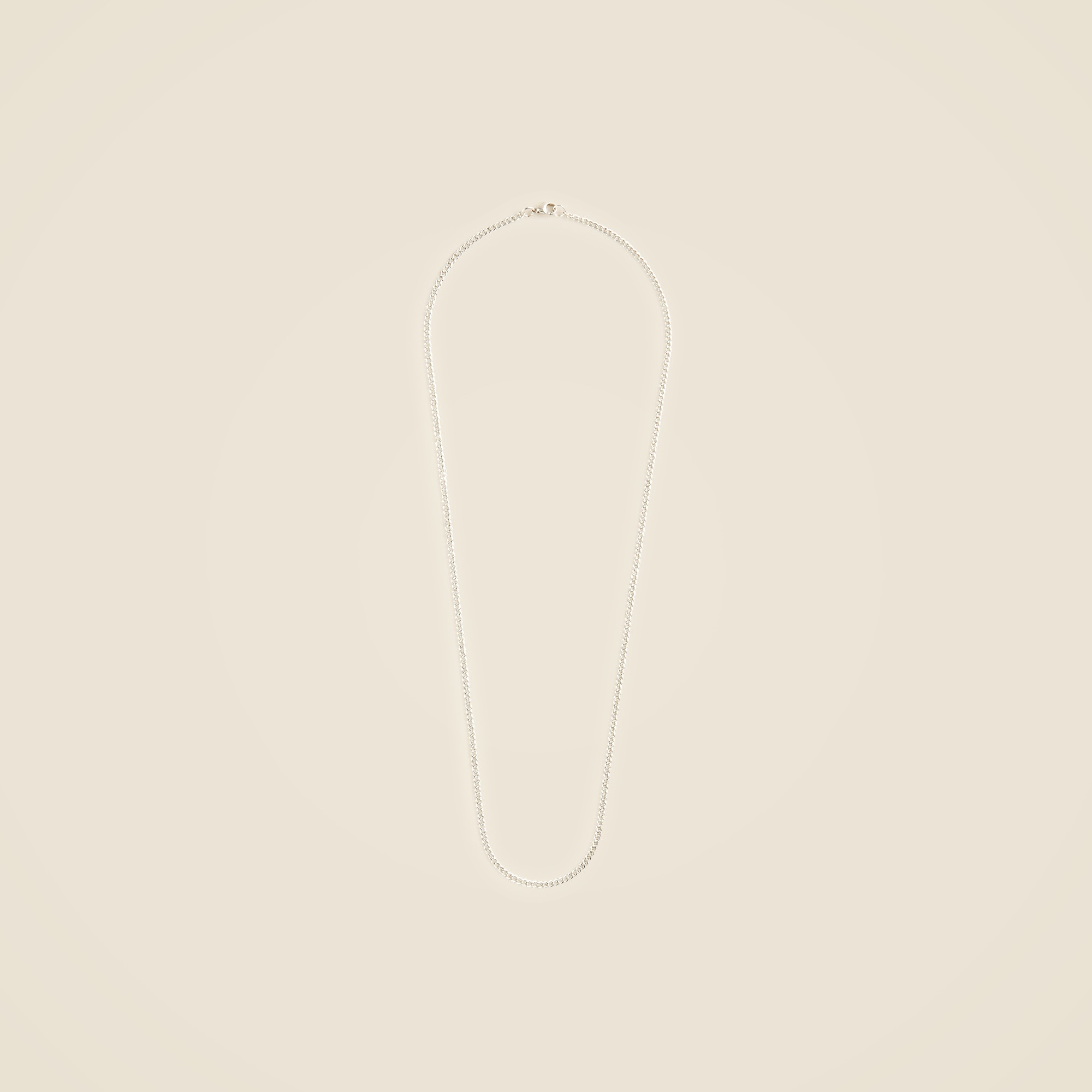  MAPLE curb chain necklace in solid silver