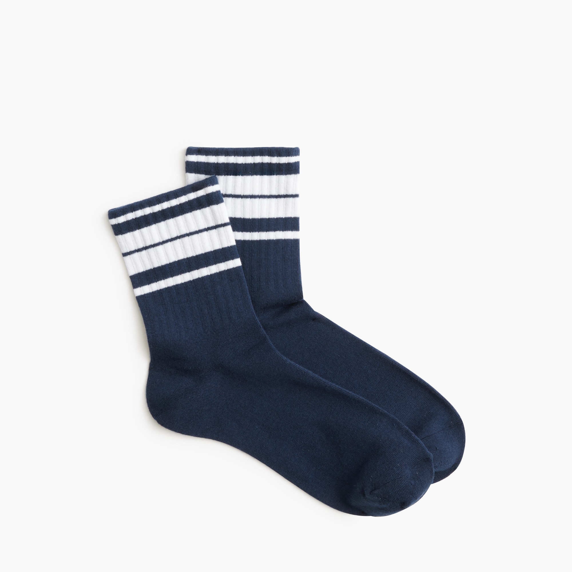 womens Striped crew socks