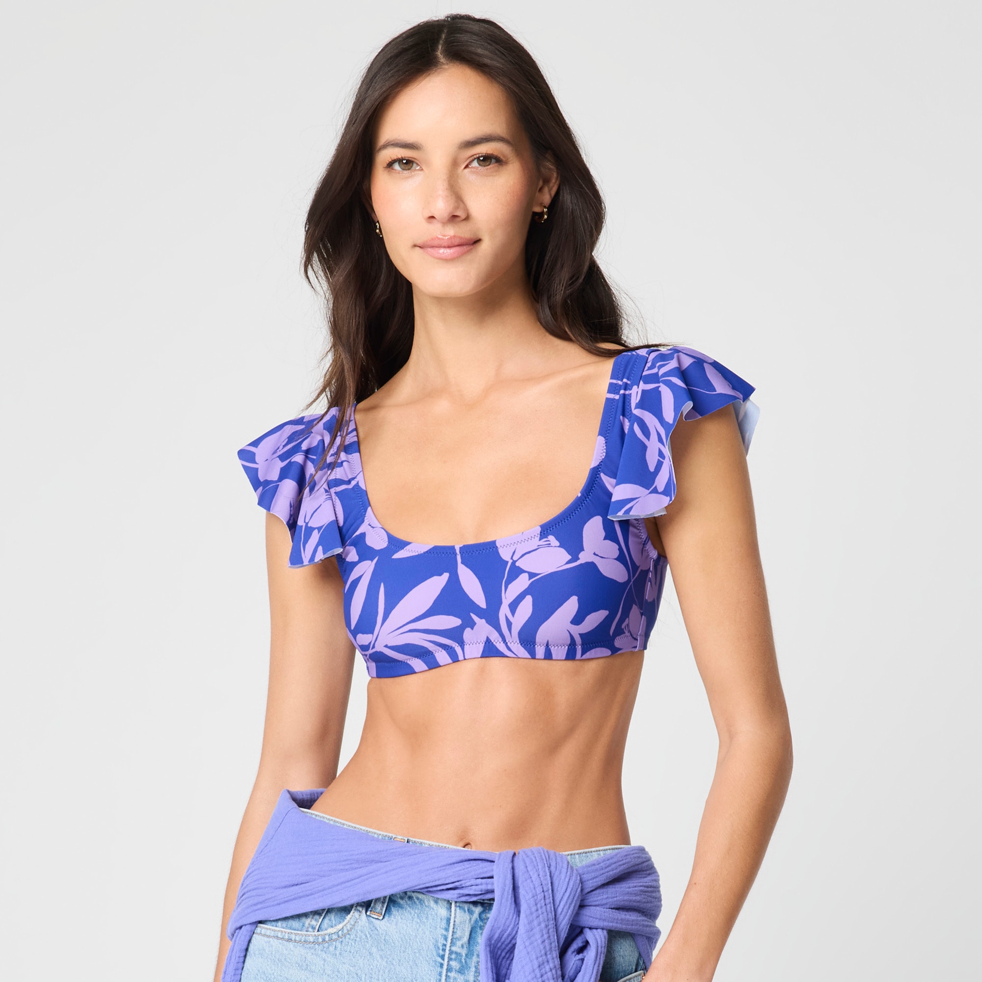 Squareneck bikini top - image 4
