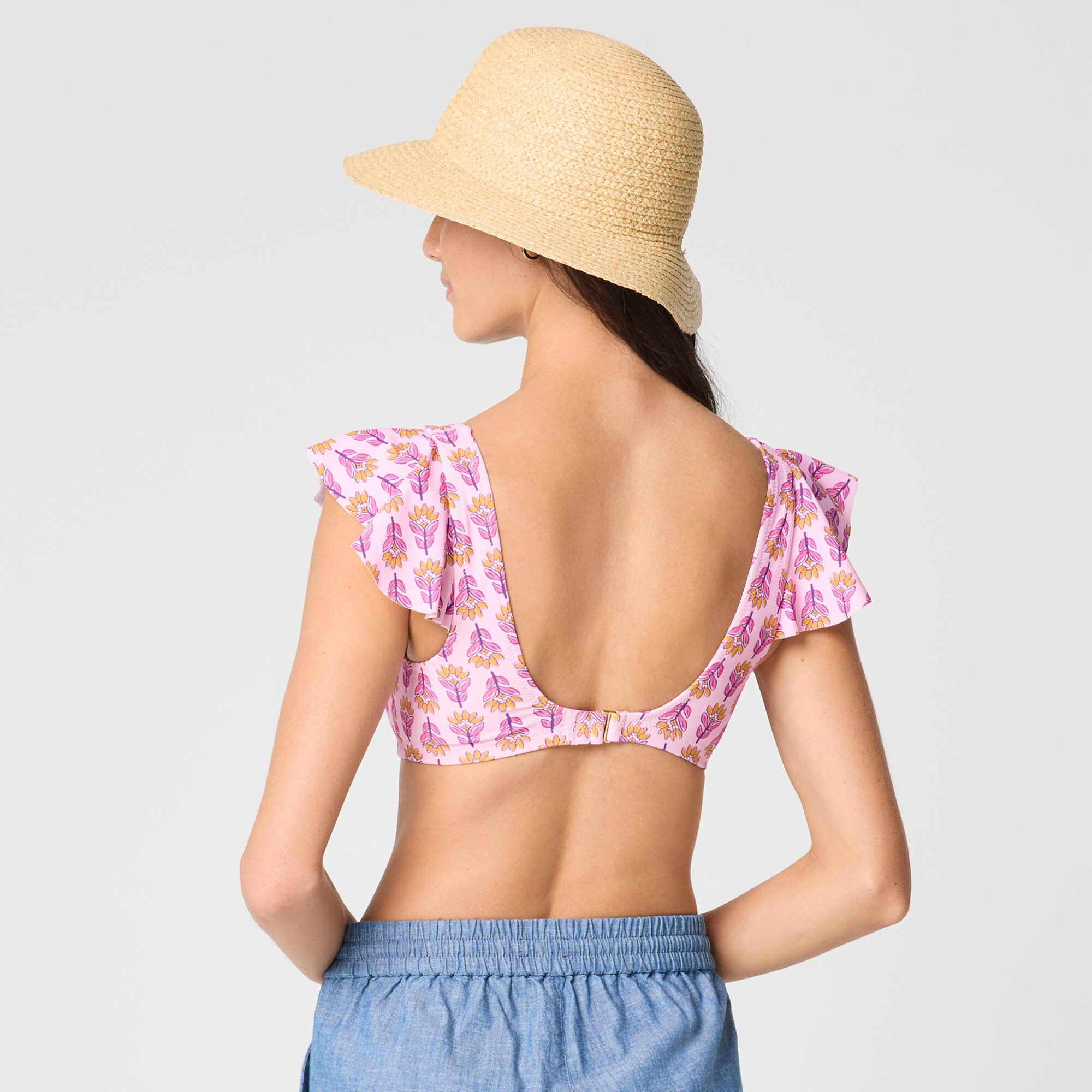 Squareneck bikini top