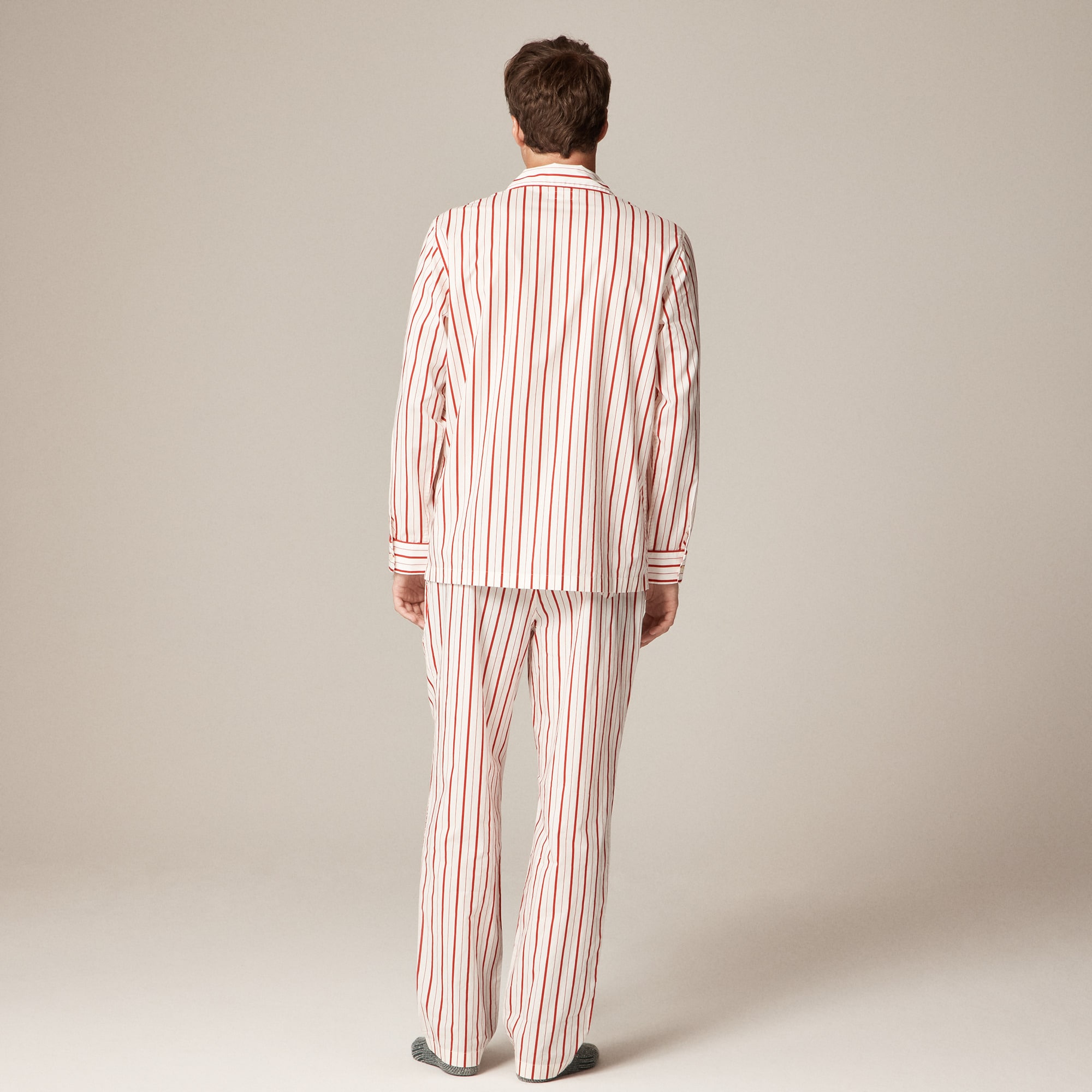Pajama set in cotton poplin