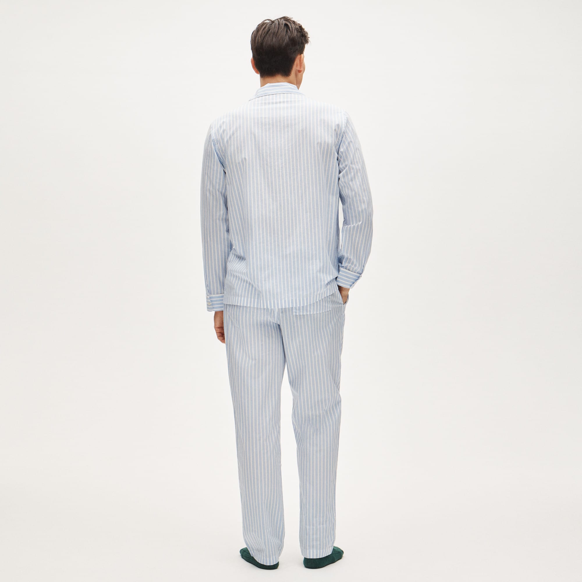Pajama set in cotton poplin