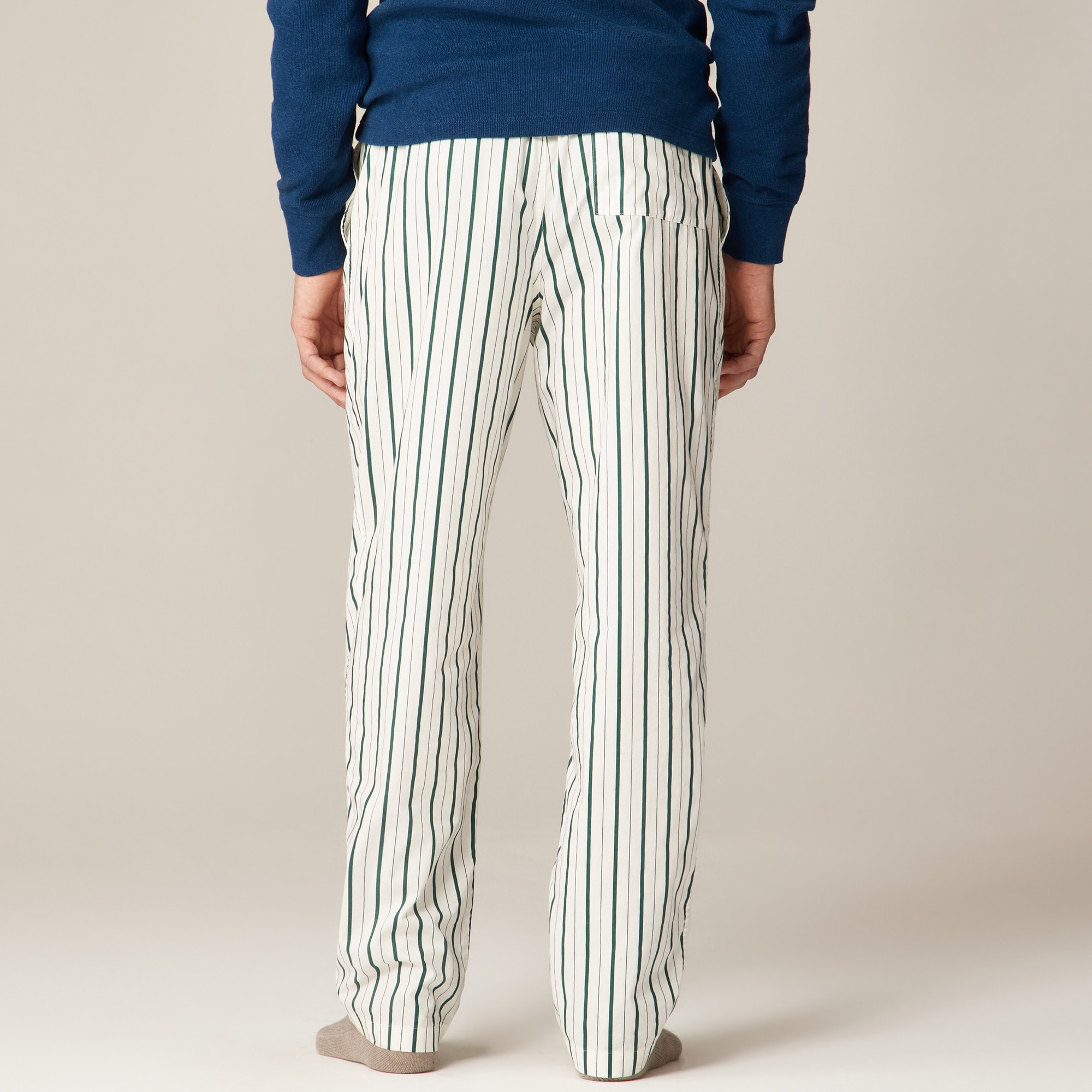 Pajama pant in cotton poplin