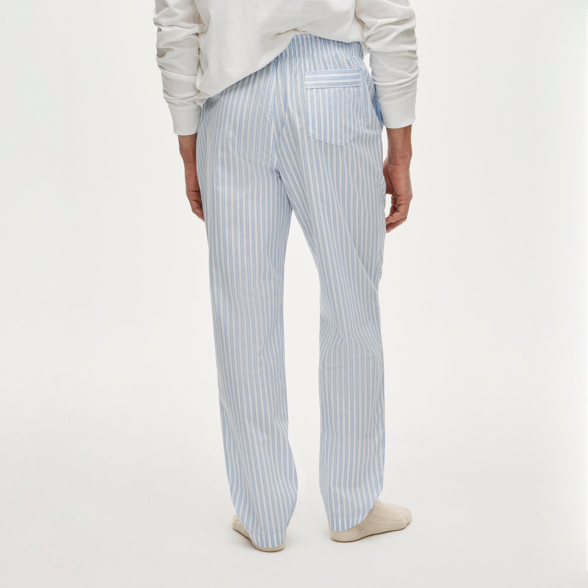 Pajama pant in cotton poplin