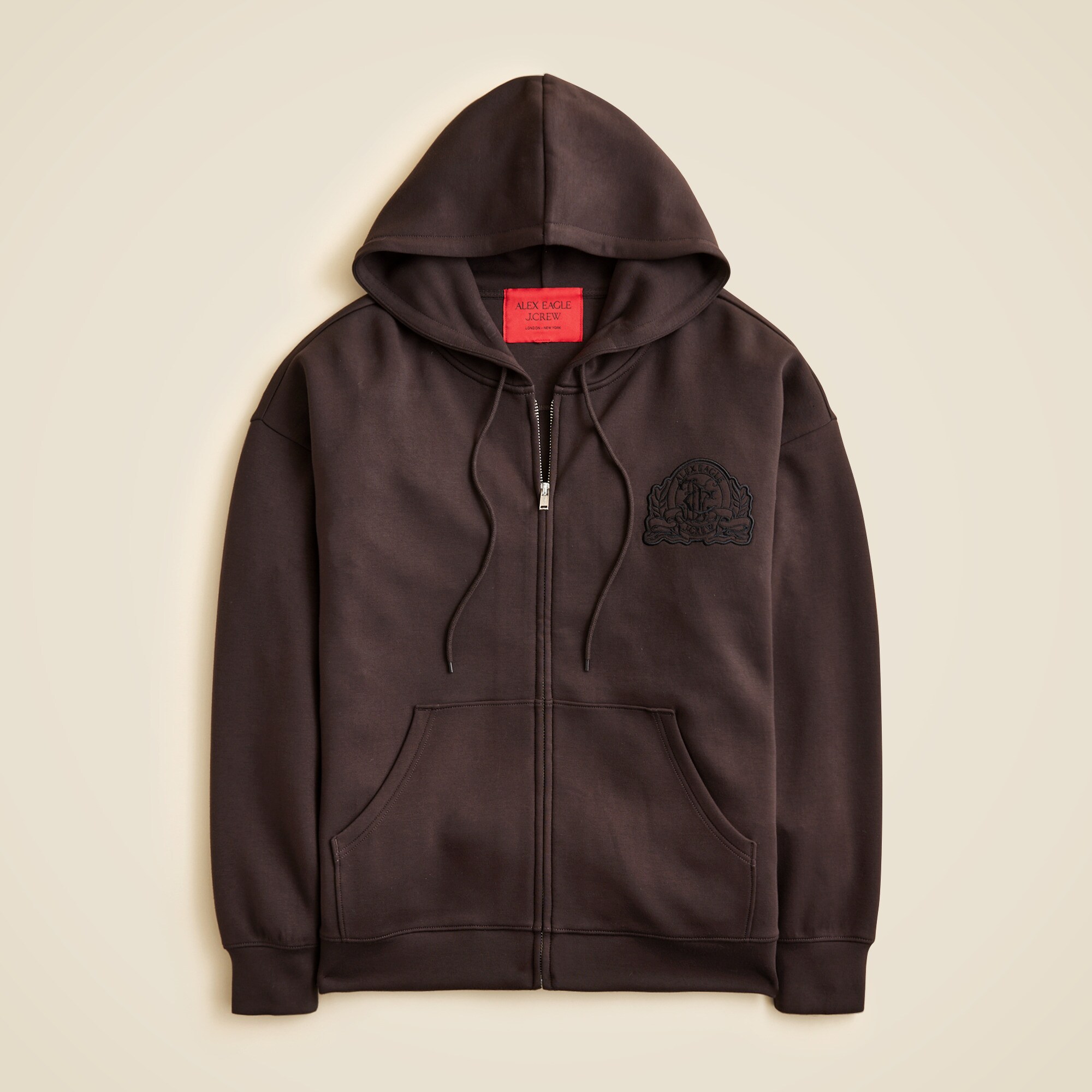Alex Eagle X J.Crew Scuba-knit Full-zip Hoodie For Women | J.Crew