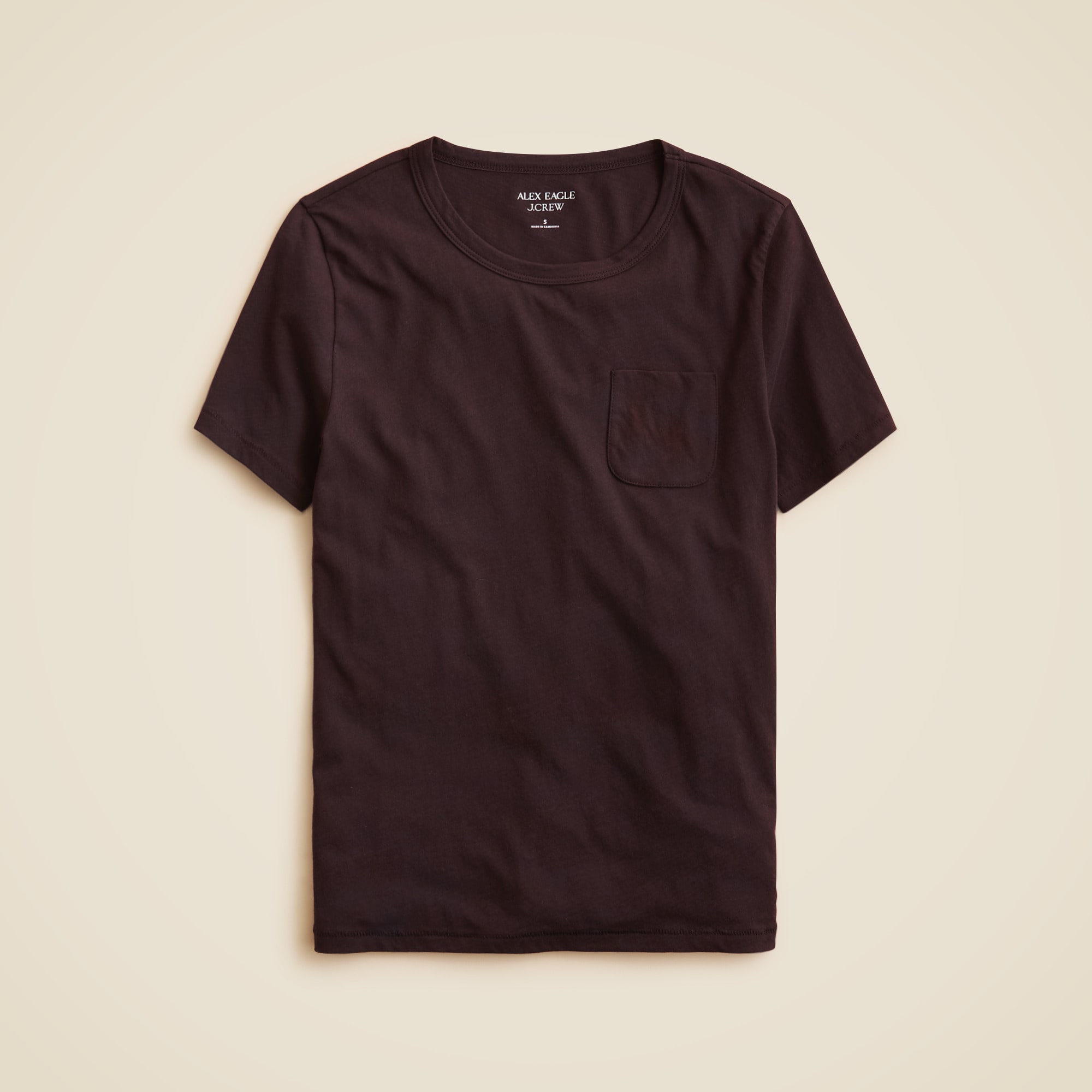 Alex Eagle X J. Crew feather jersey pocket T-shirt
