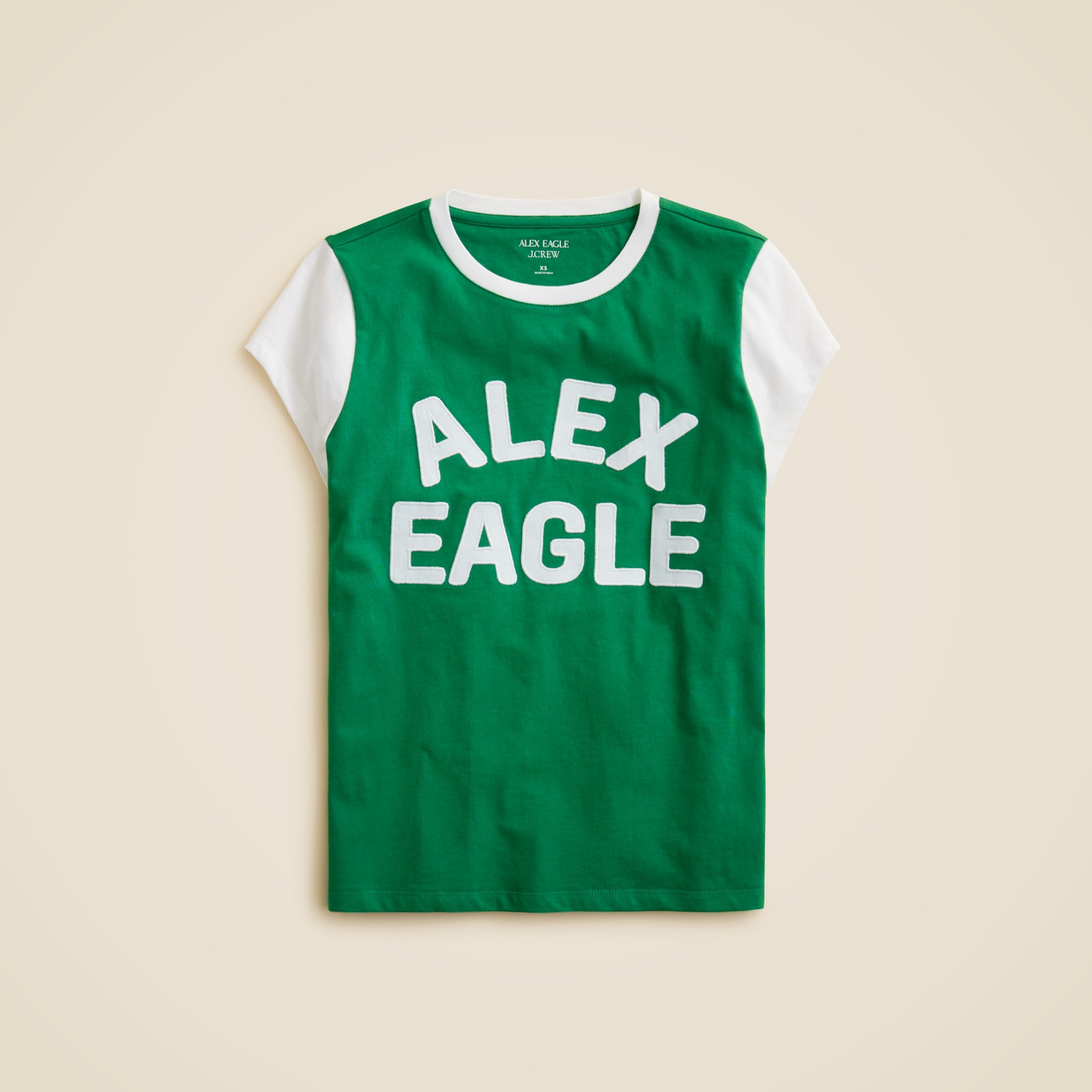  Alex Eagle X J.Crew broken-in jersey colorblock T-shirt