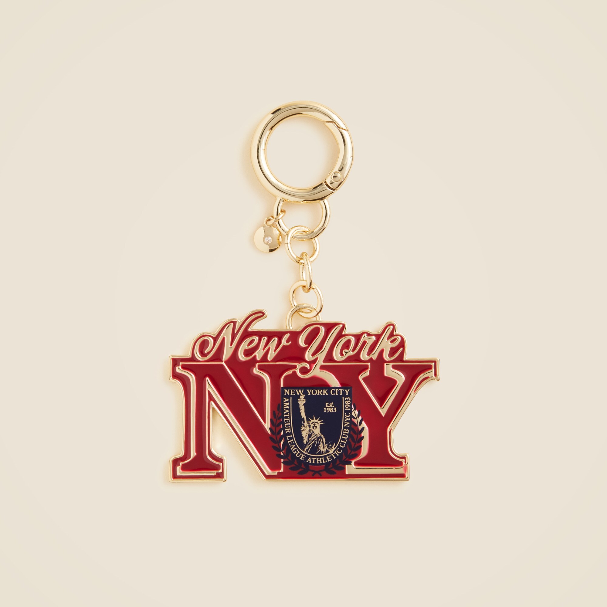  New York bag charm