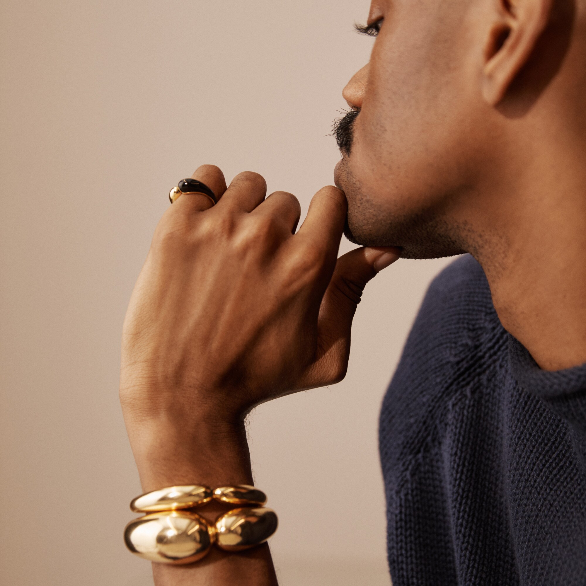 KHIRY X J.Crew medium two-talon cuff bracelet