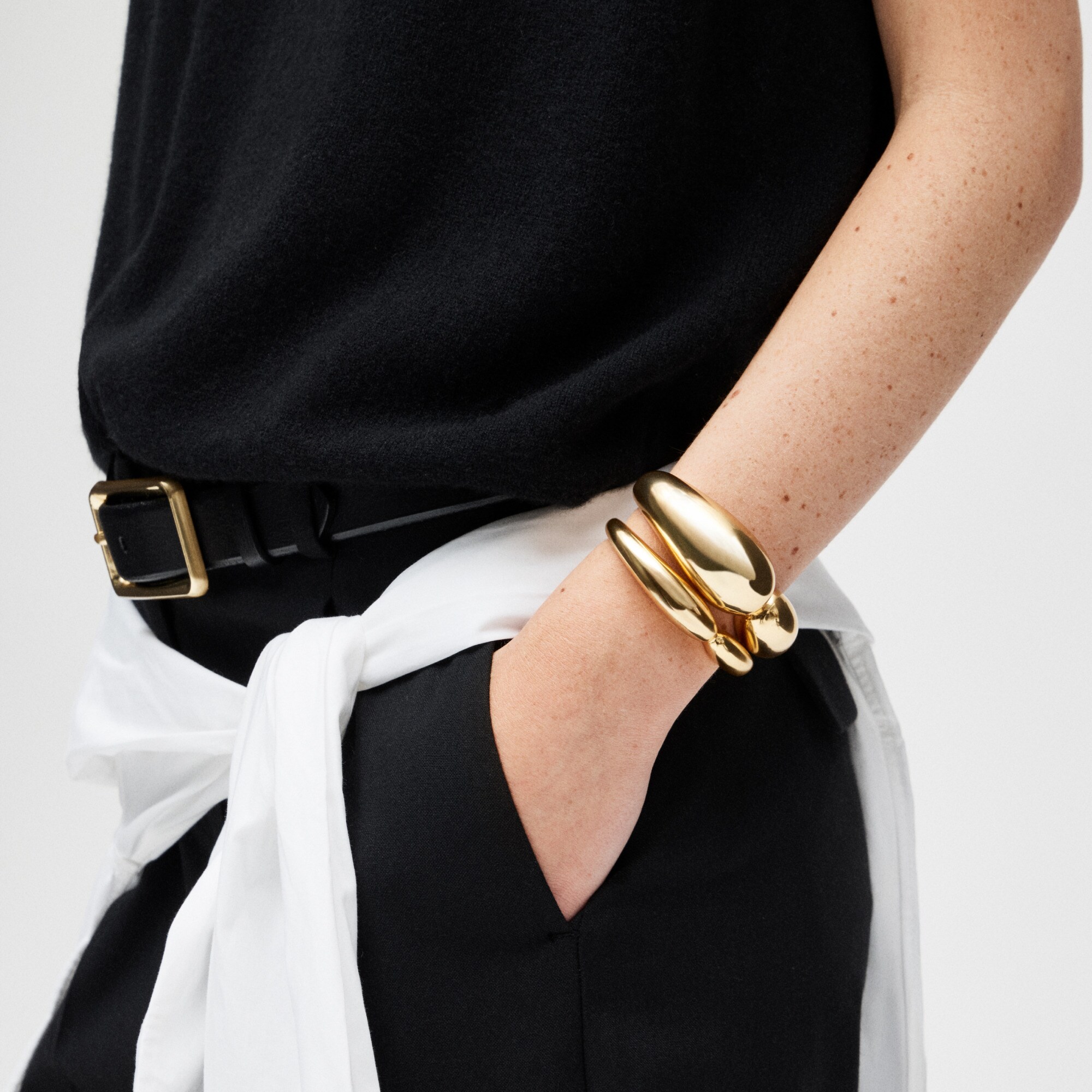 KHIRY X J.Crew medium two-talon cuff bracelet