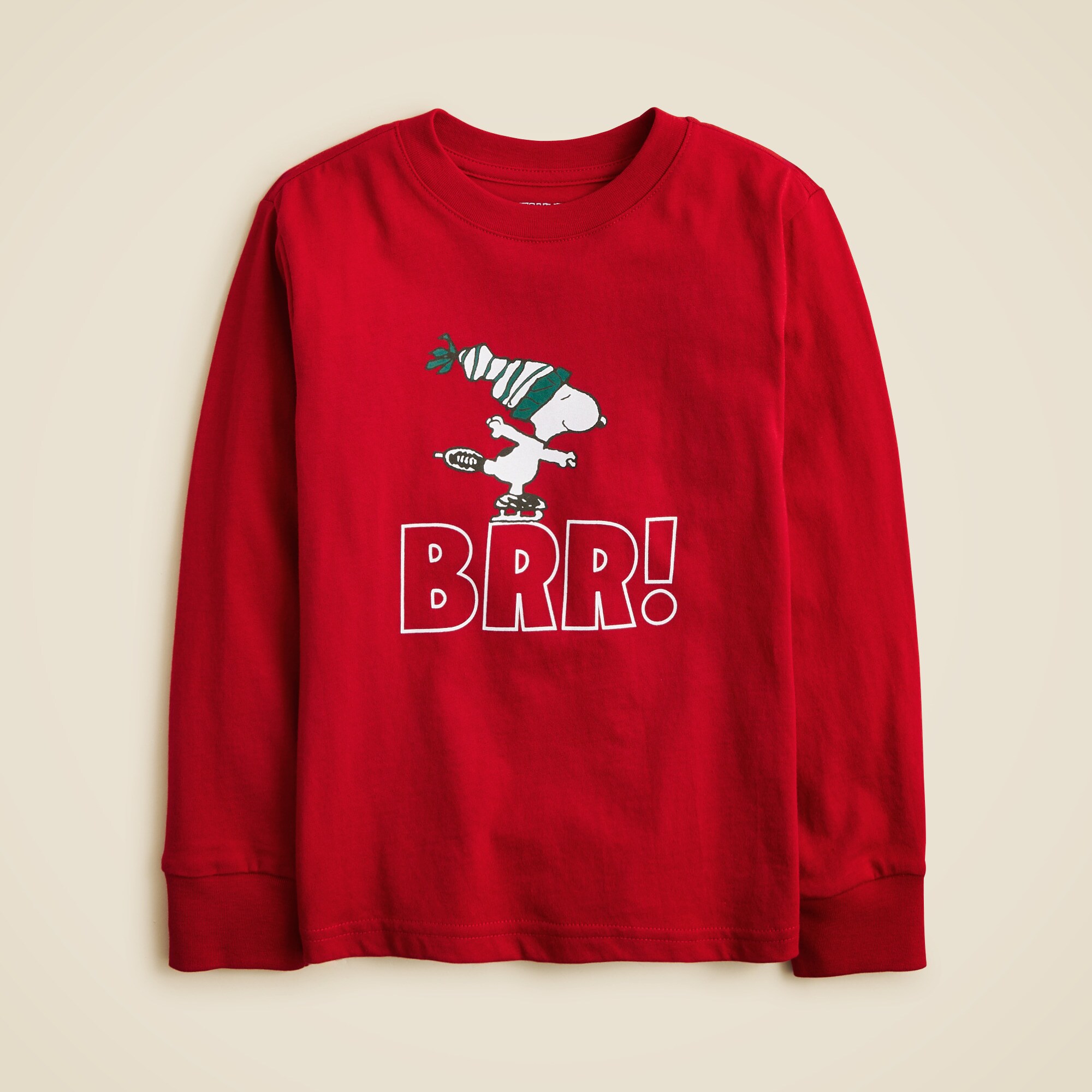 Peanuts® X Crewcuts kids' ice-skating graphic T-shirt