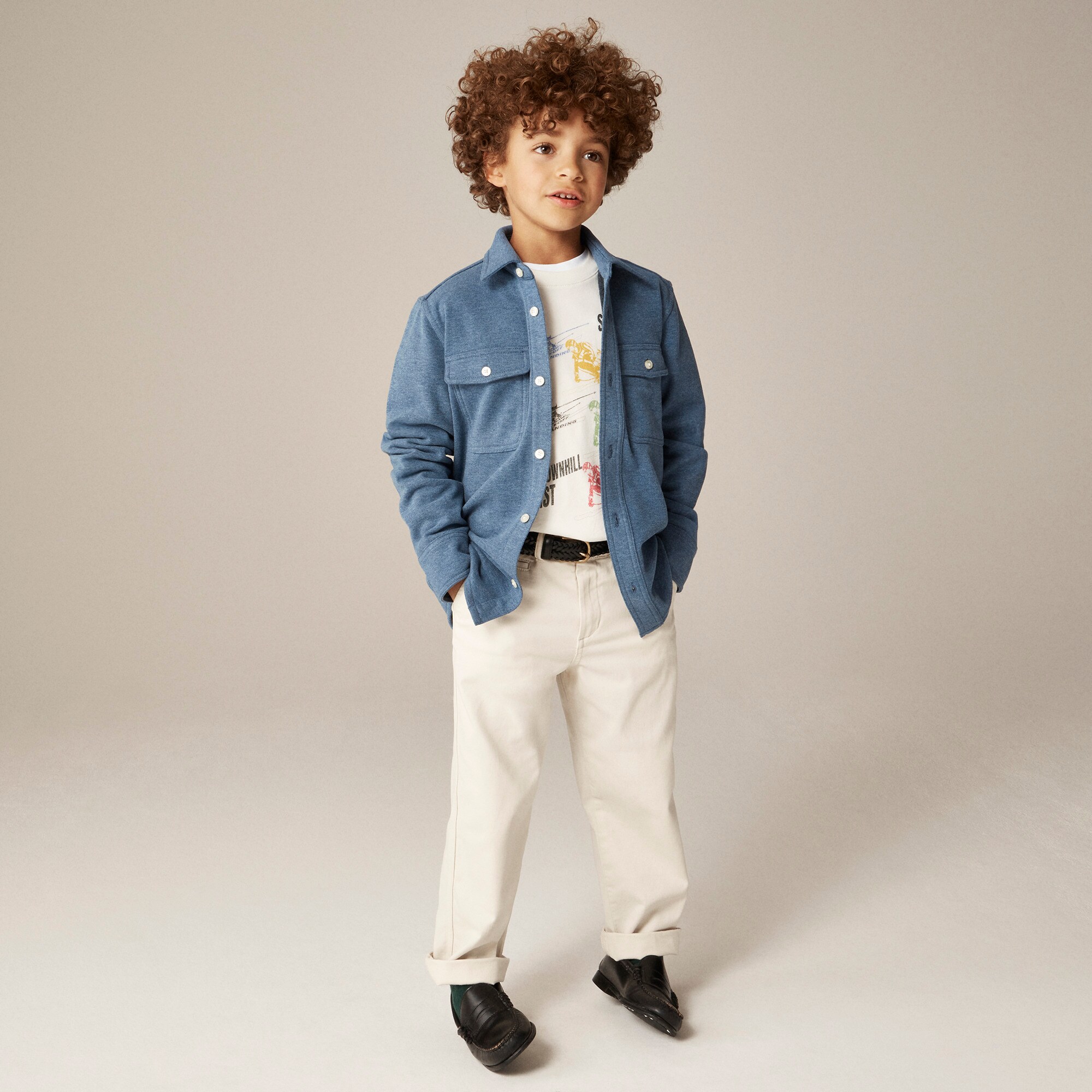 Kids' heavyweight Seaboard soft-knit shirt