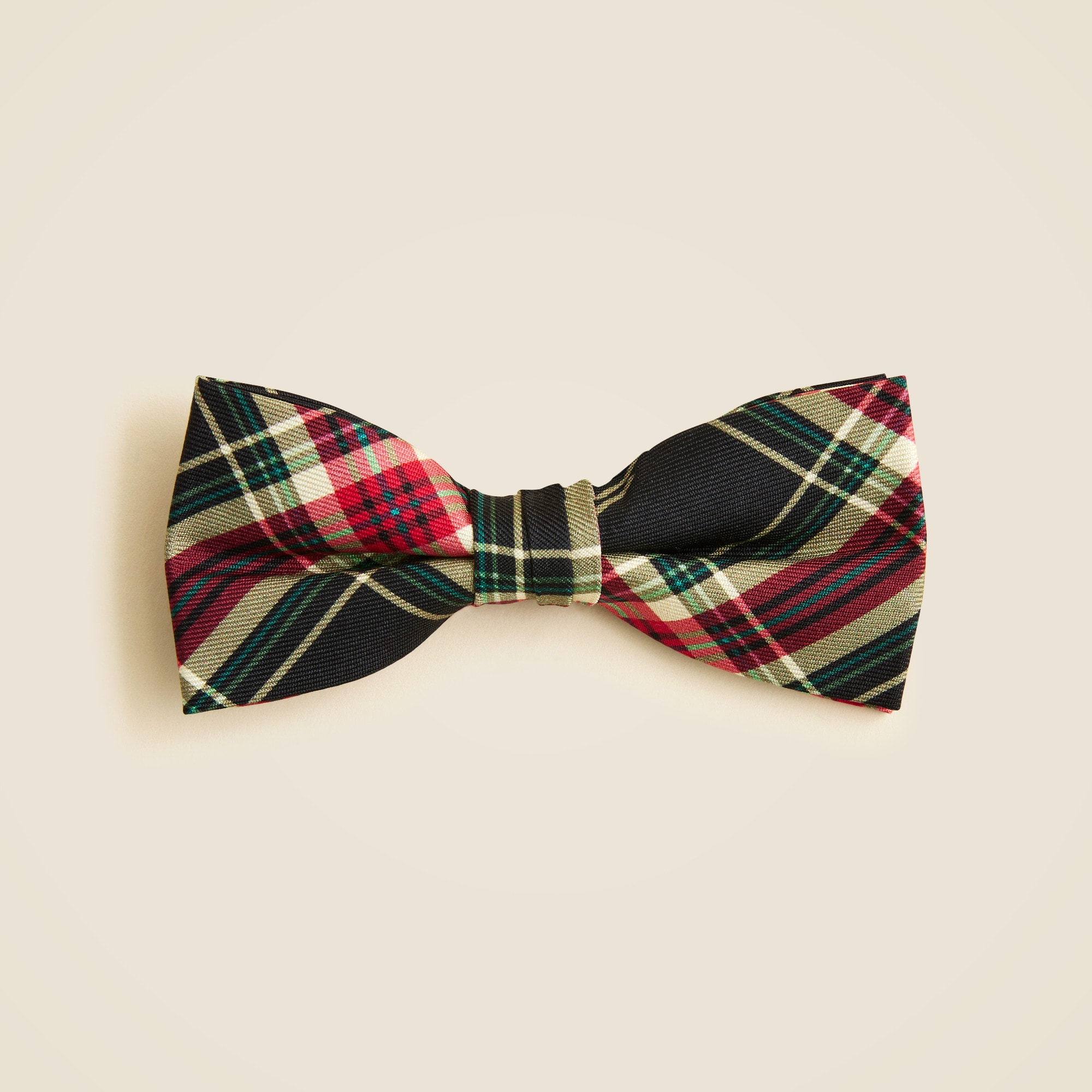 Boys' silk bow tie in Stewart tartan