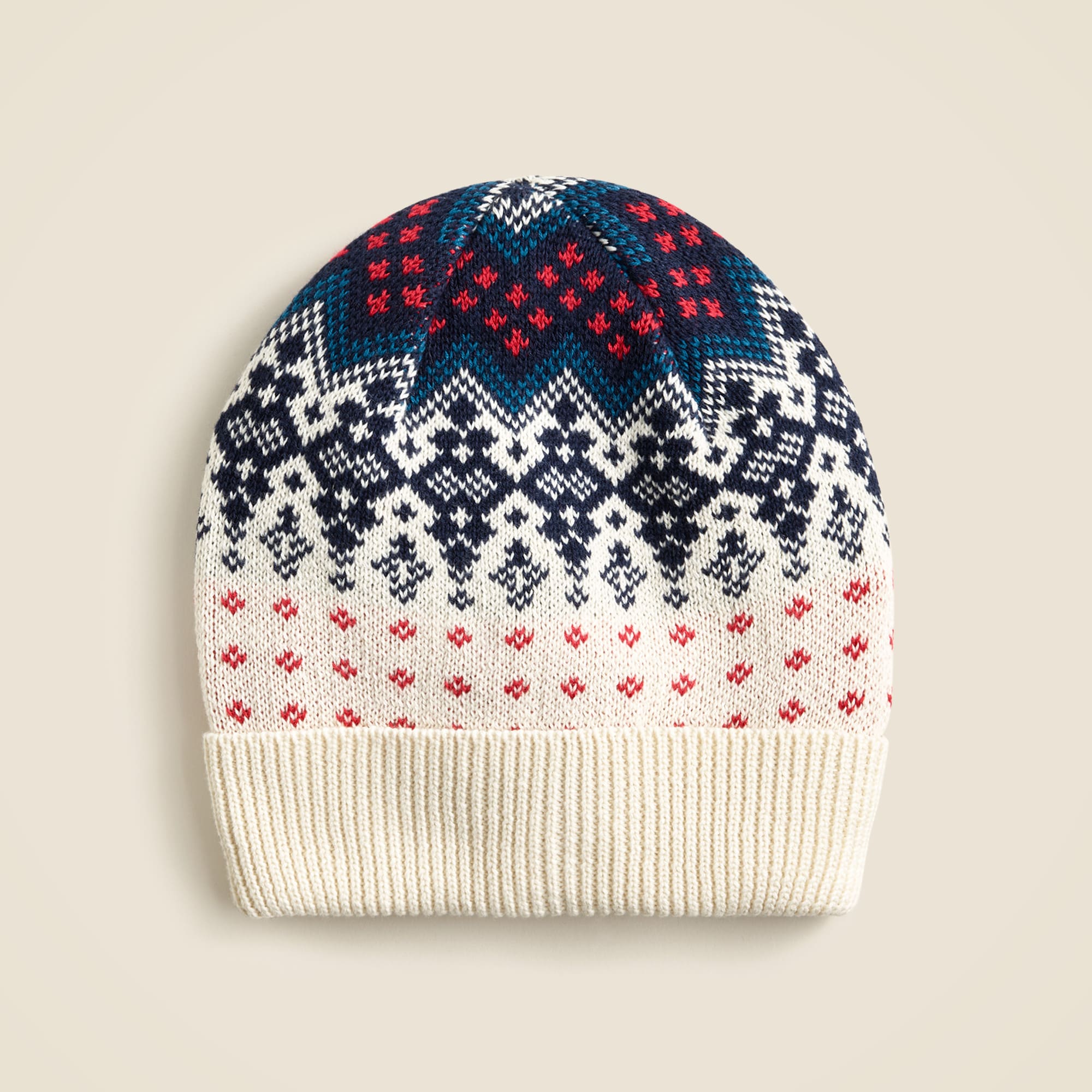  Kids' vintage Fair Isle beanie