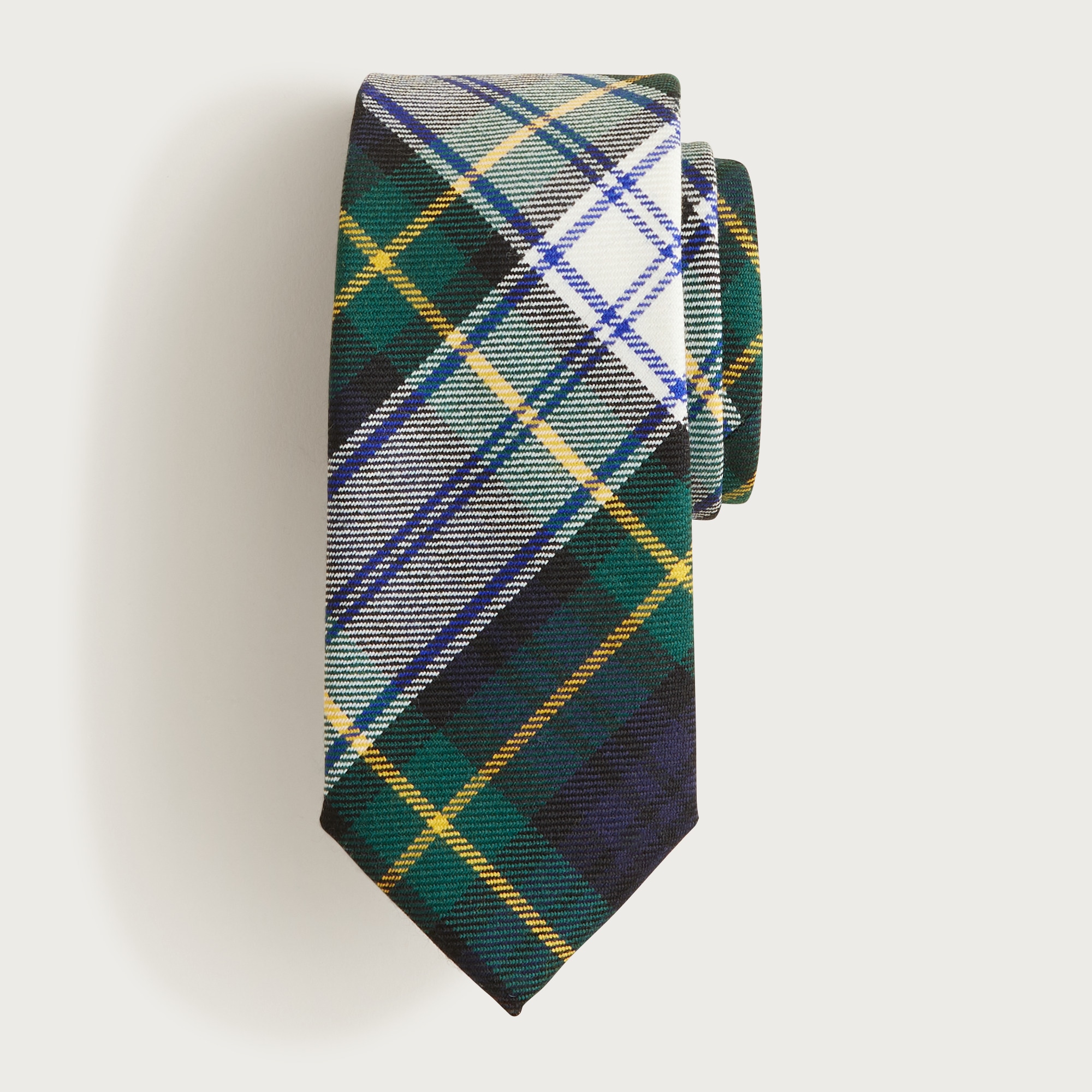 Scottish wool tartan tie