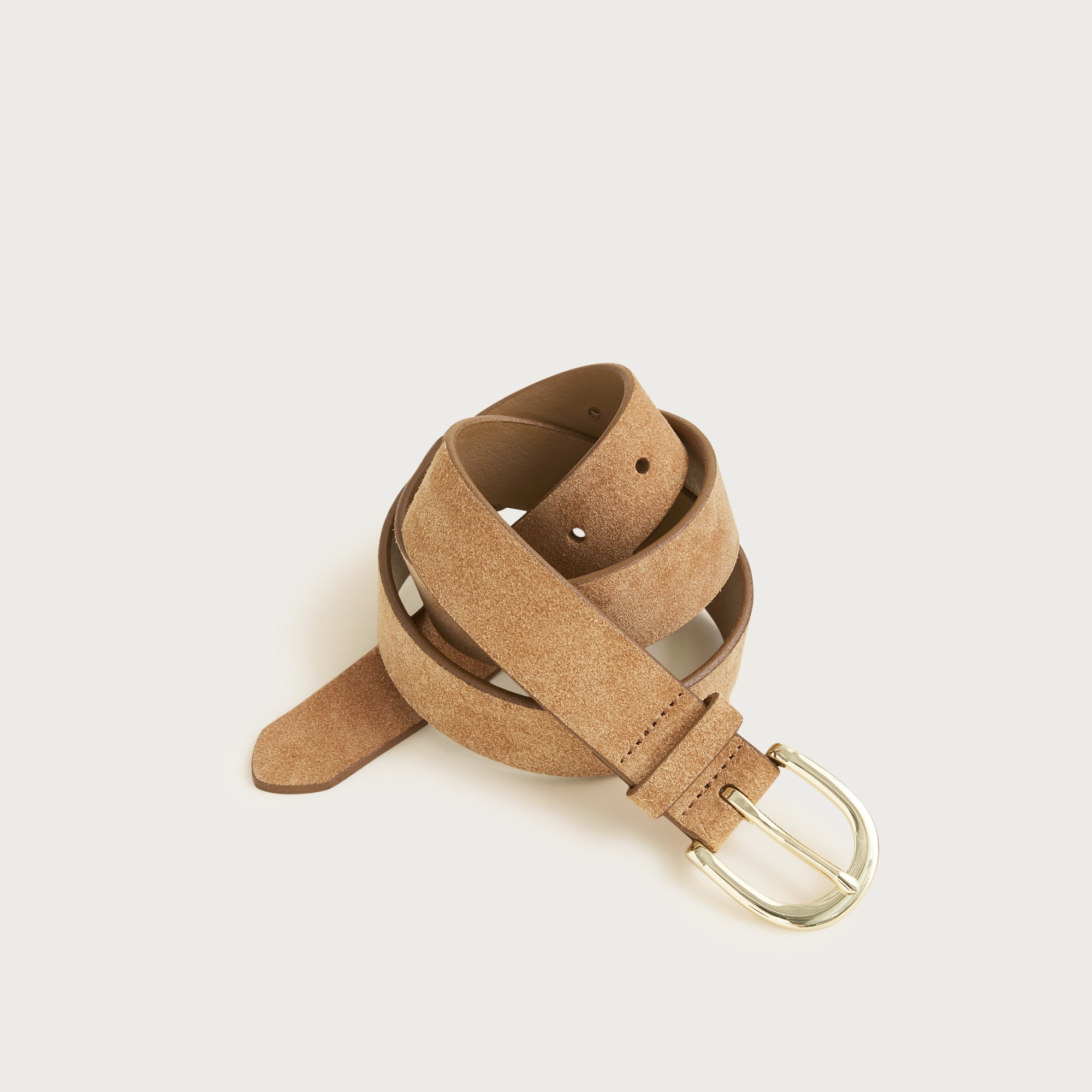 womens Classic belt in suede