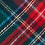 Kids' flannel pajama set in Good Tidings plaid HAMMOCK GREEN NAVY