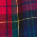 Kids' flannel pajama pant in plaid RED BLUE
