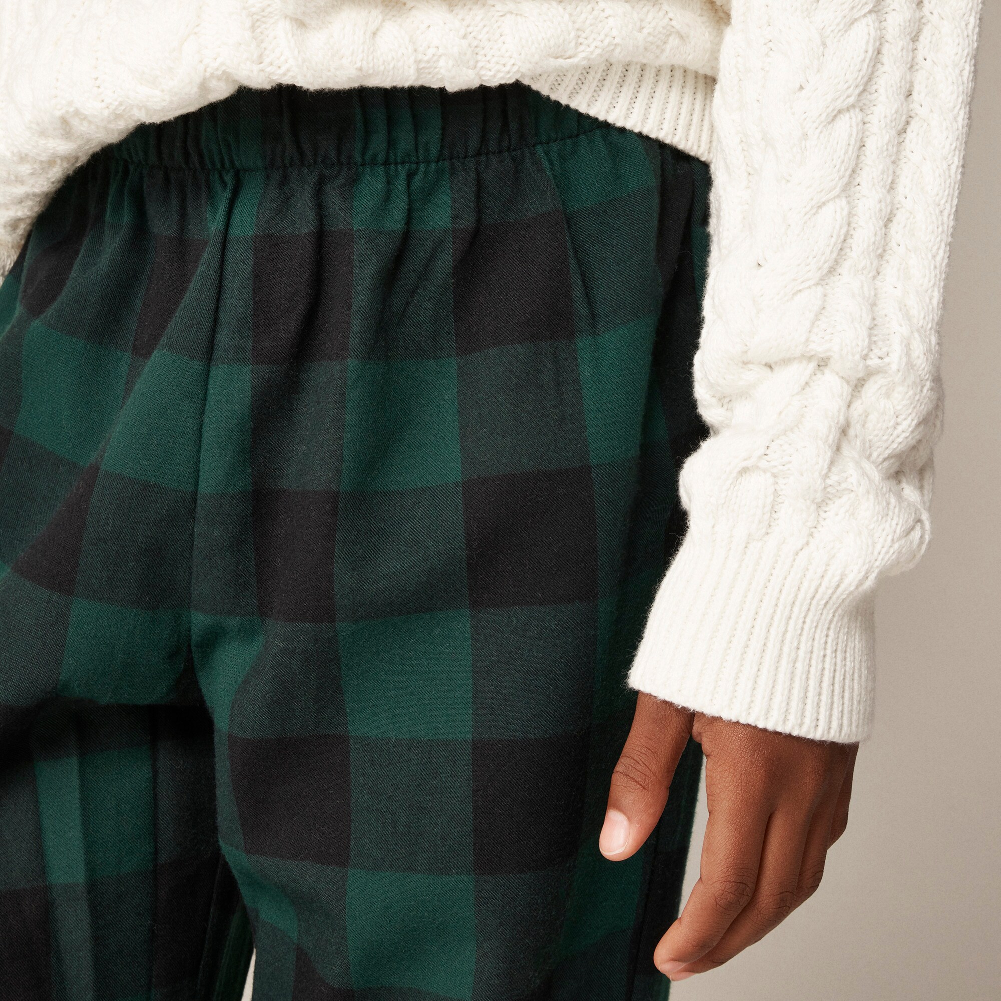 Bas De Pyjama Enfant J. Crew Crewcuts - Taille 6 - Flanelle à Carreaux - Neuf Sans étiquettes