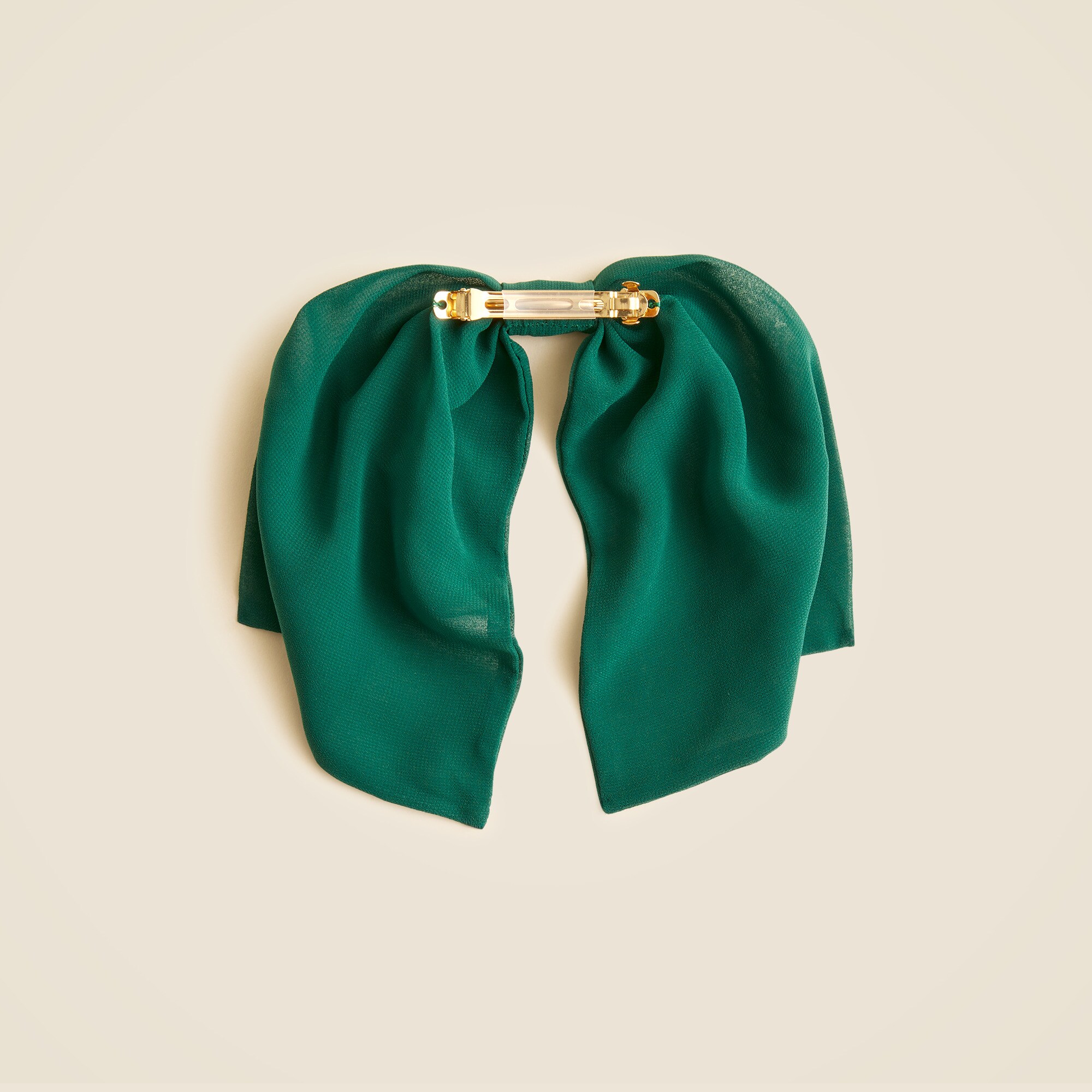 Chiffon bow clip