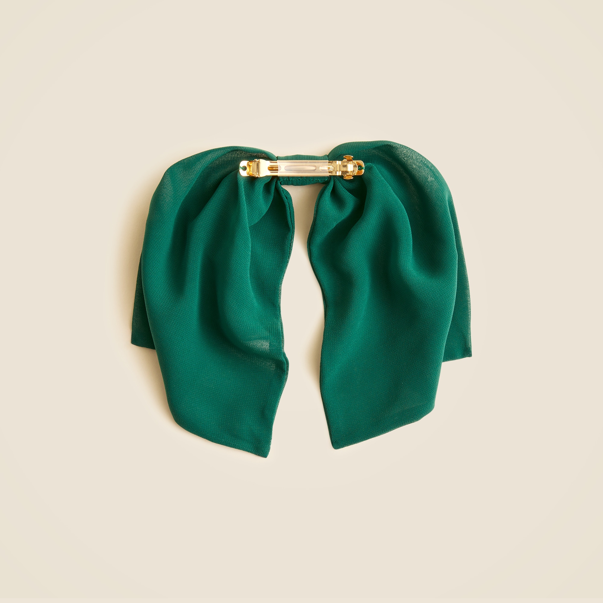 Chiffon bow clip