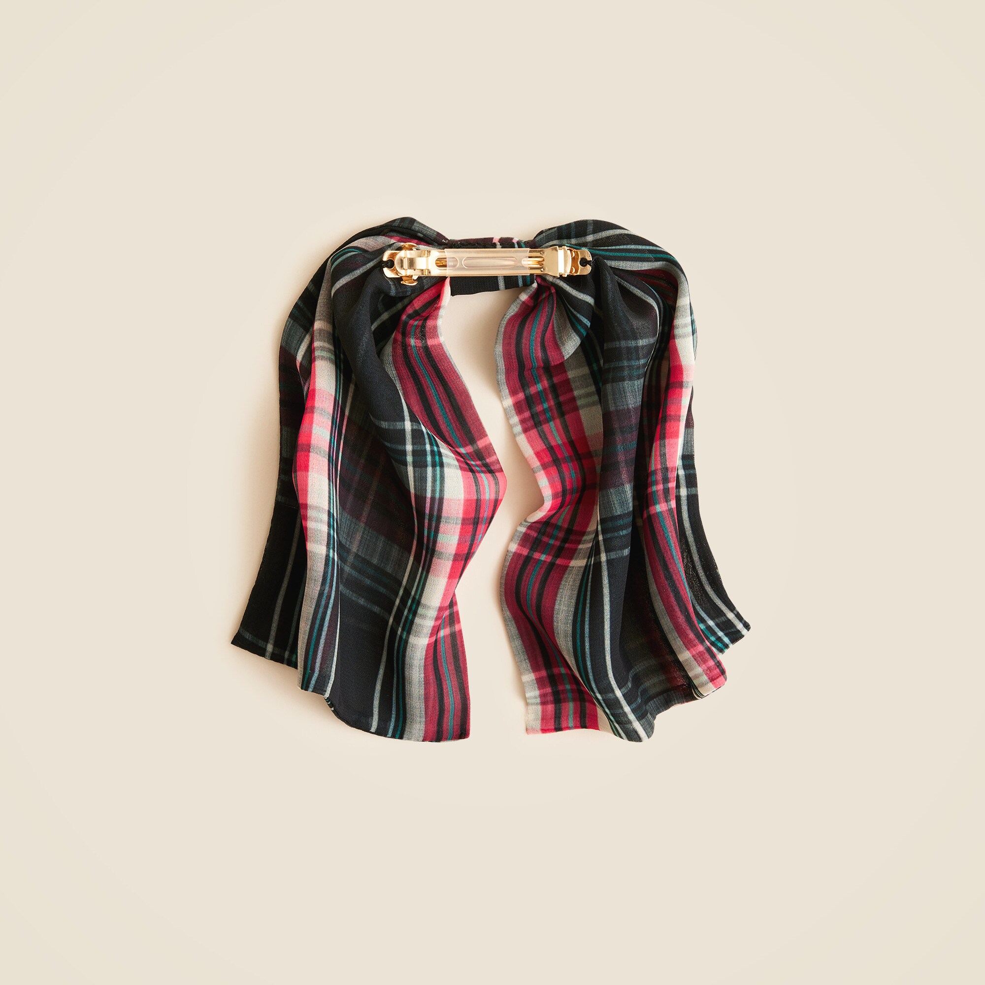 Chiffon bow clip