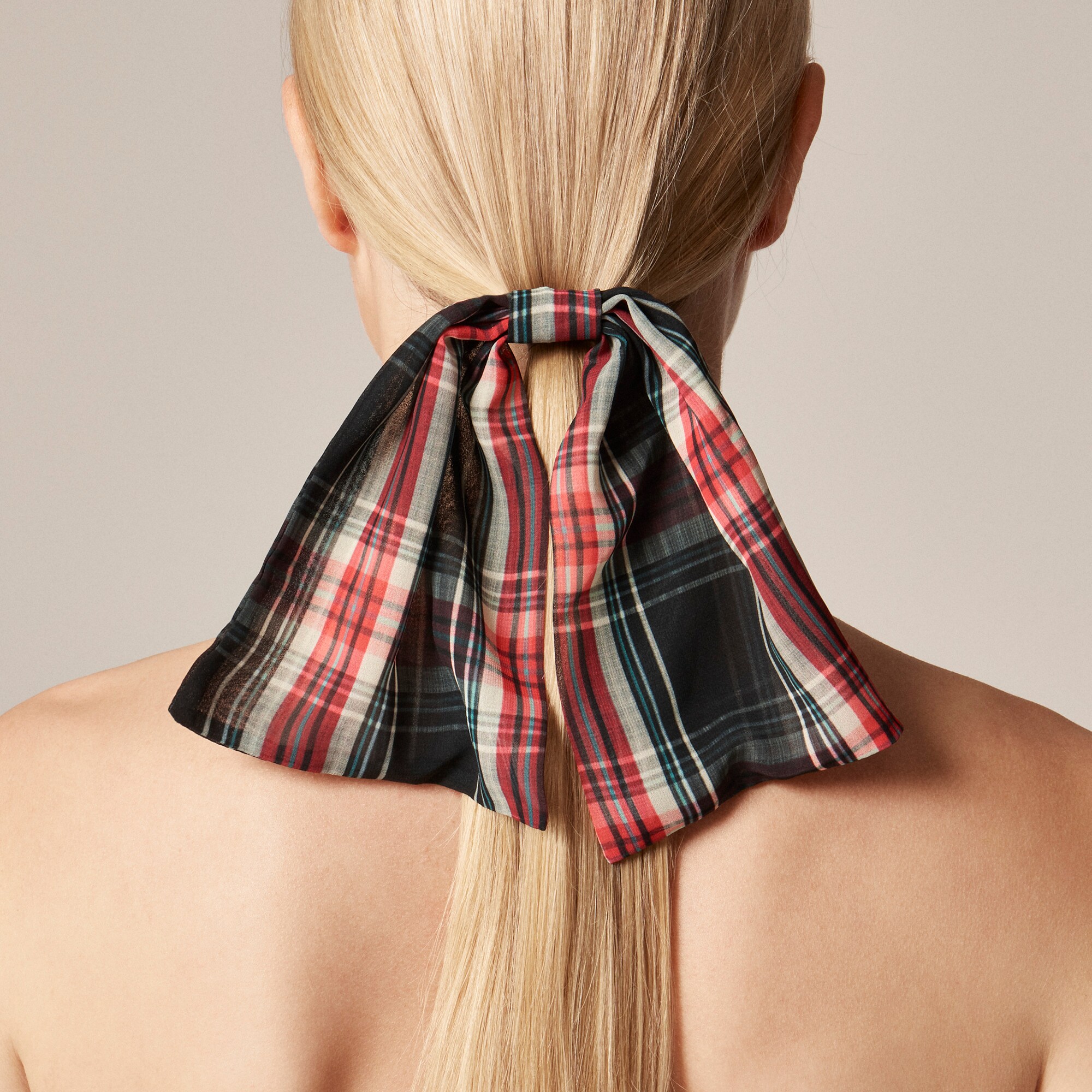  Chiffon bow clip