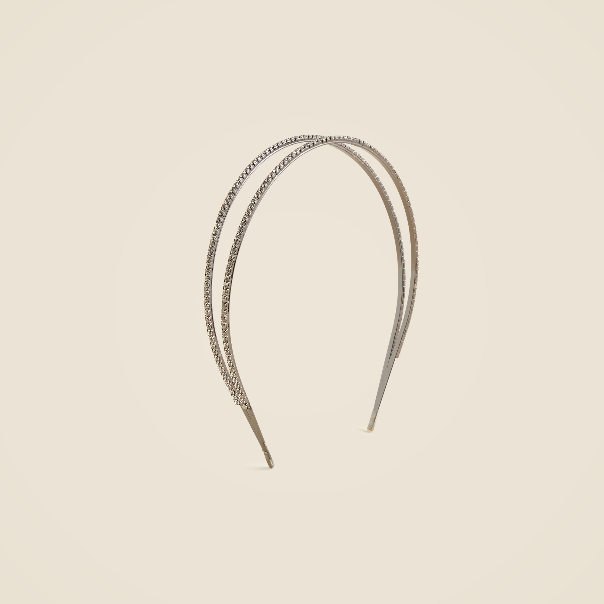 Double crystal headband