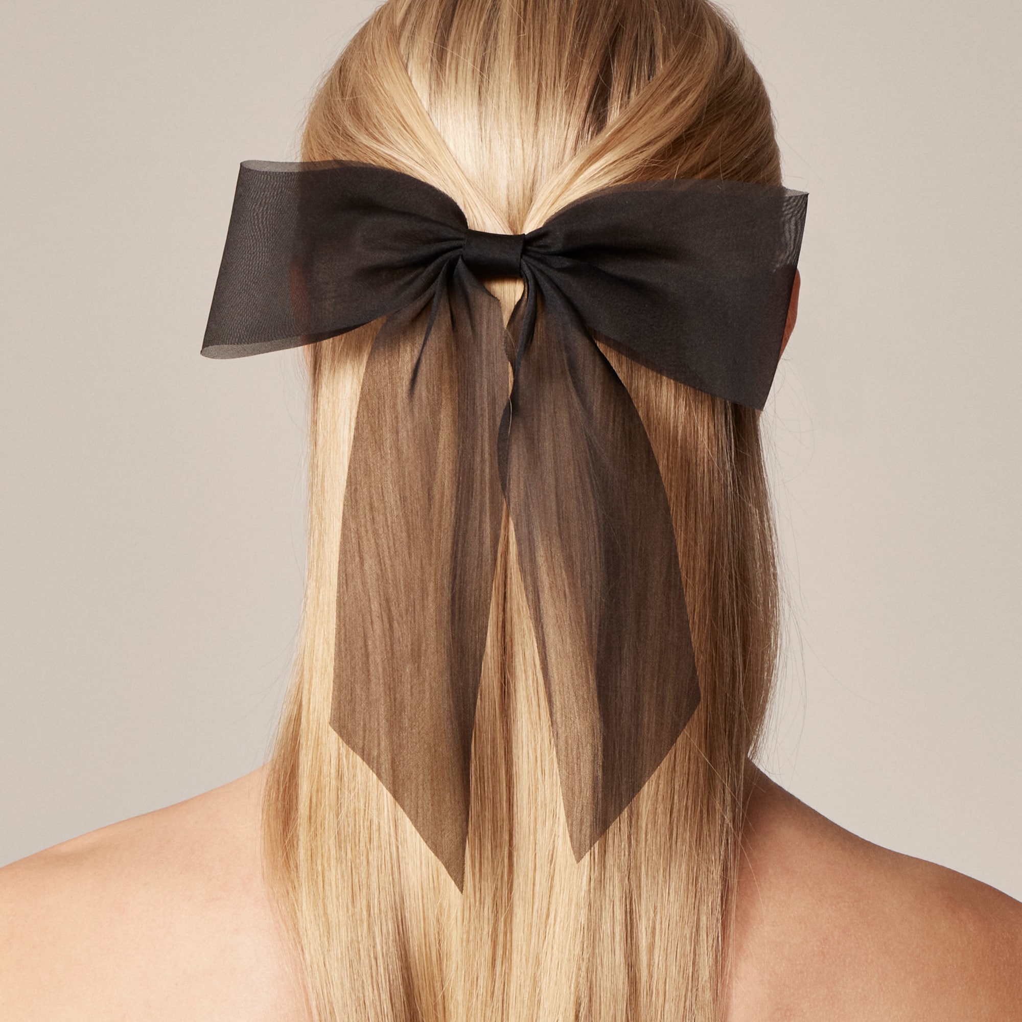 J.crew sparke bow hair clip set - of - two Small Velvet Bow Hair Clips Set-of-two For Women | J.Crew main image 4