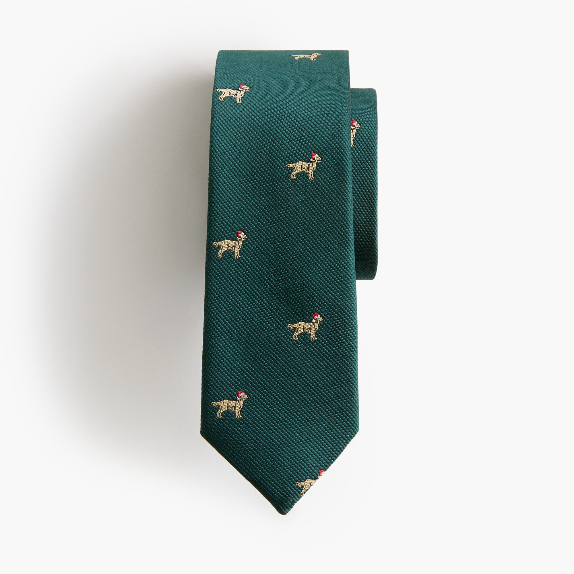 Boys' Santa dog tie