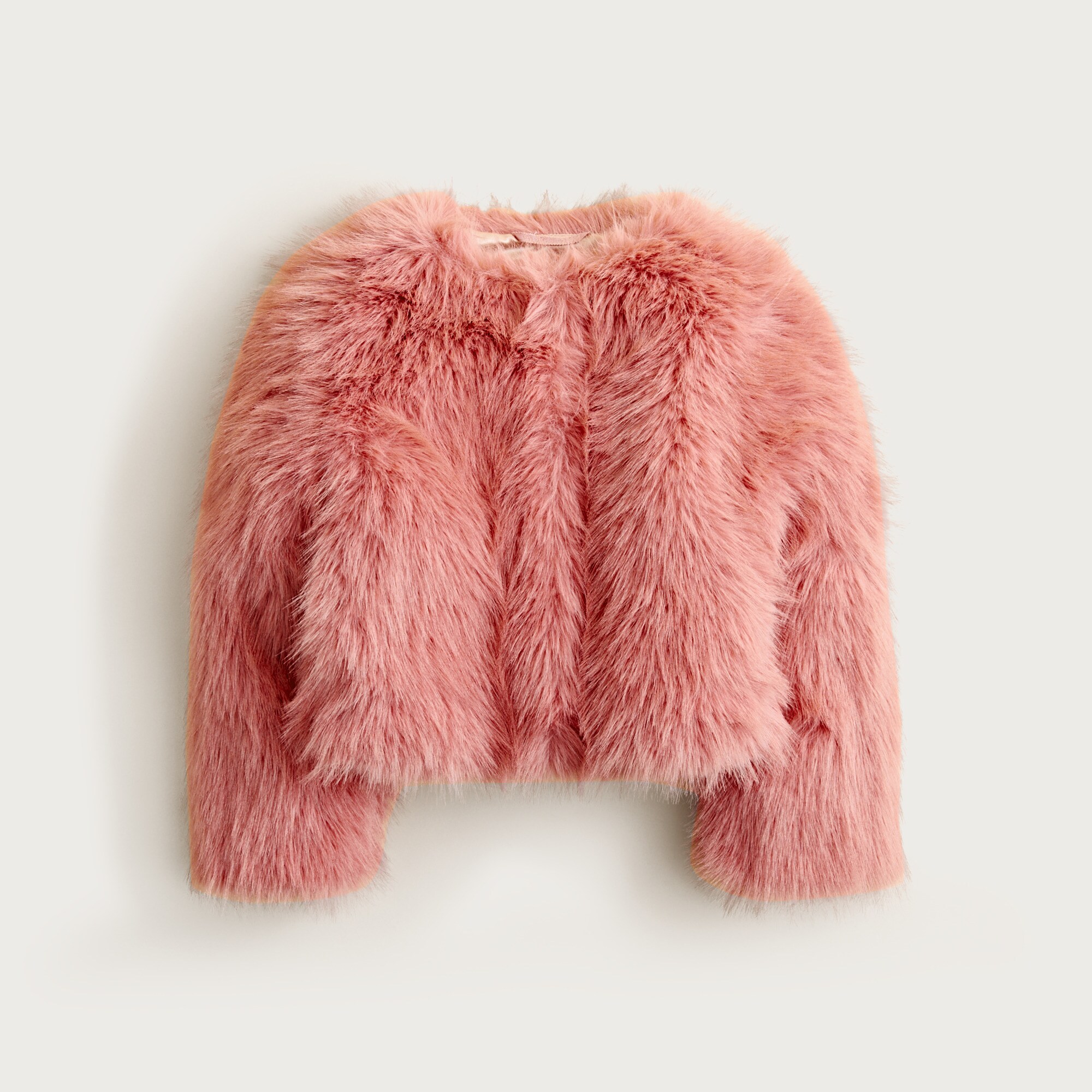 crewcuts collection cropped faux-fur jacket for girls