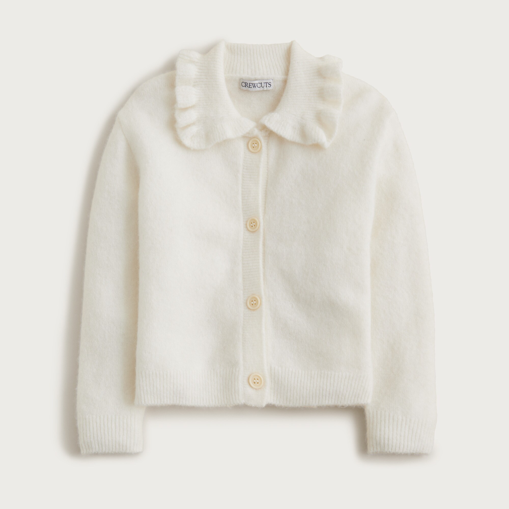 Chesty♡新品NEW WASHABLE FRILL KNIT Ruffle-collar Sweater-tee In Merino Wool For Women | J.Crew