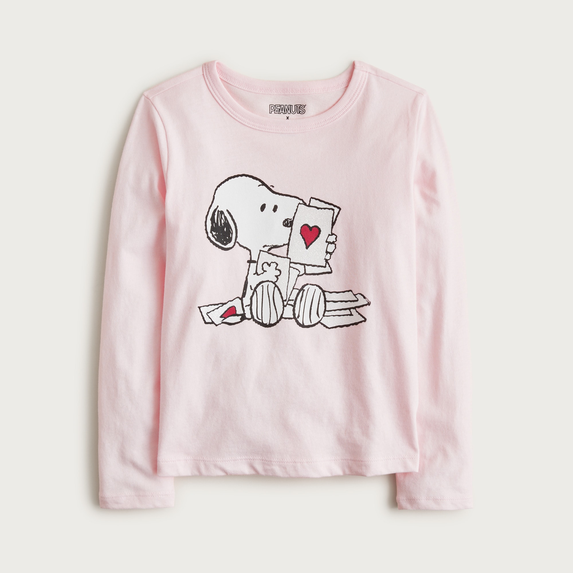  Peanuts&reg; X Crewcuts kids' Valentine's graphic T-shirt with embroidery