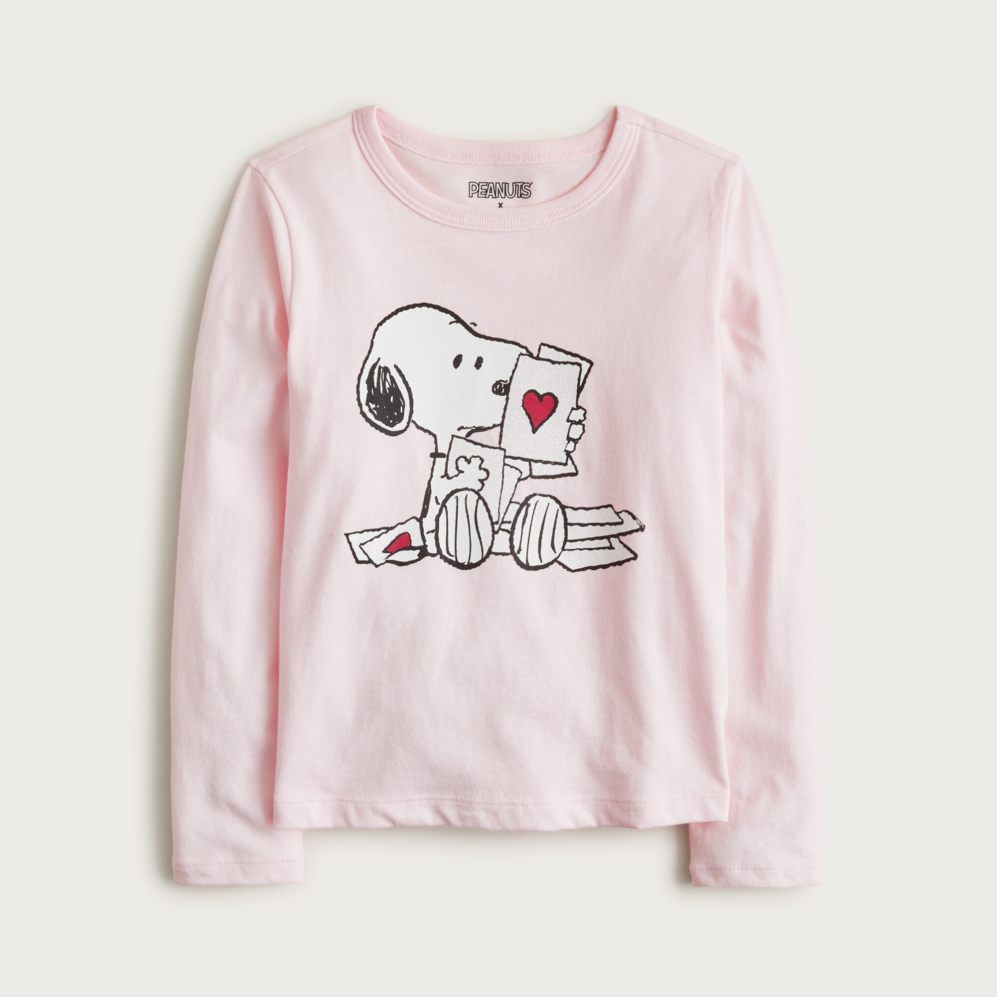Girls' Embroidered Rosette Crewneck Sweatshirt For Girls | J.Crew