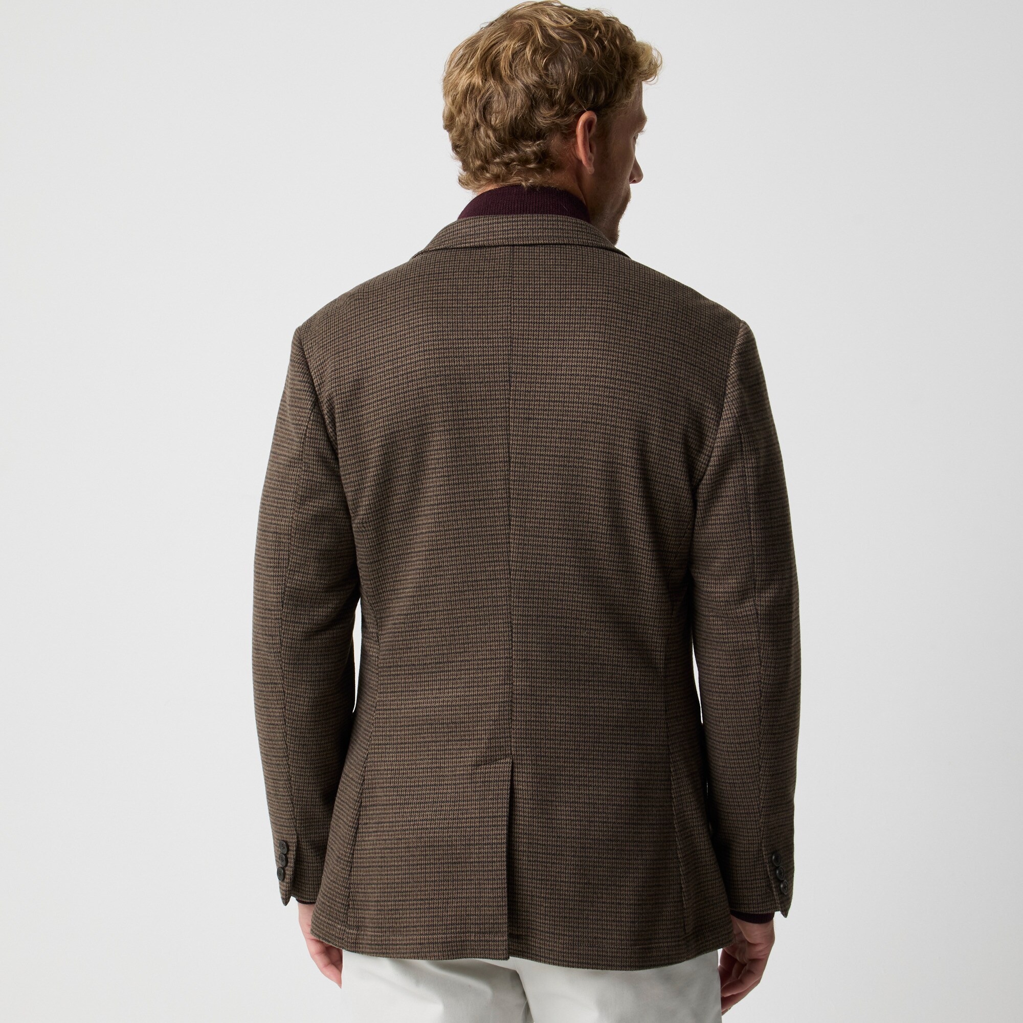 Classic-fit double-knit blazer